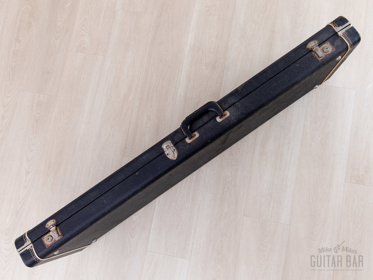1971 Fender Precision Bass case closed, angled