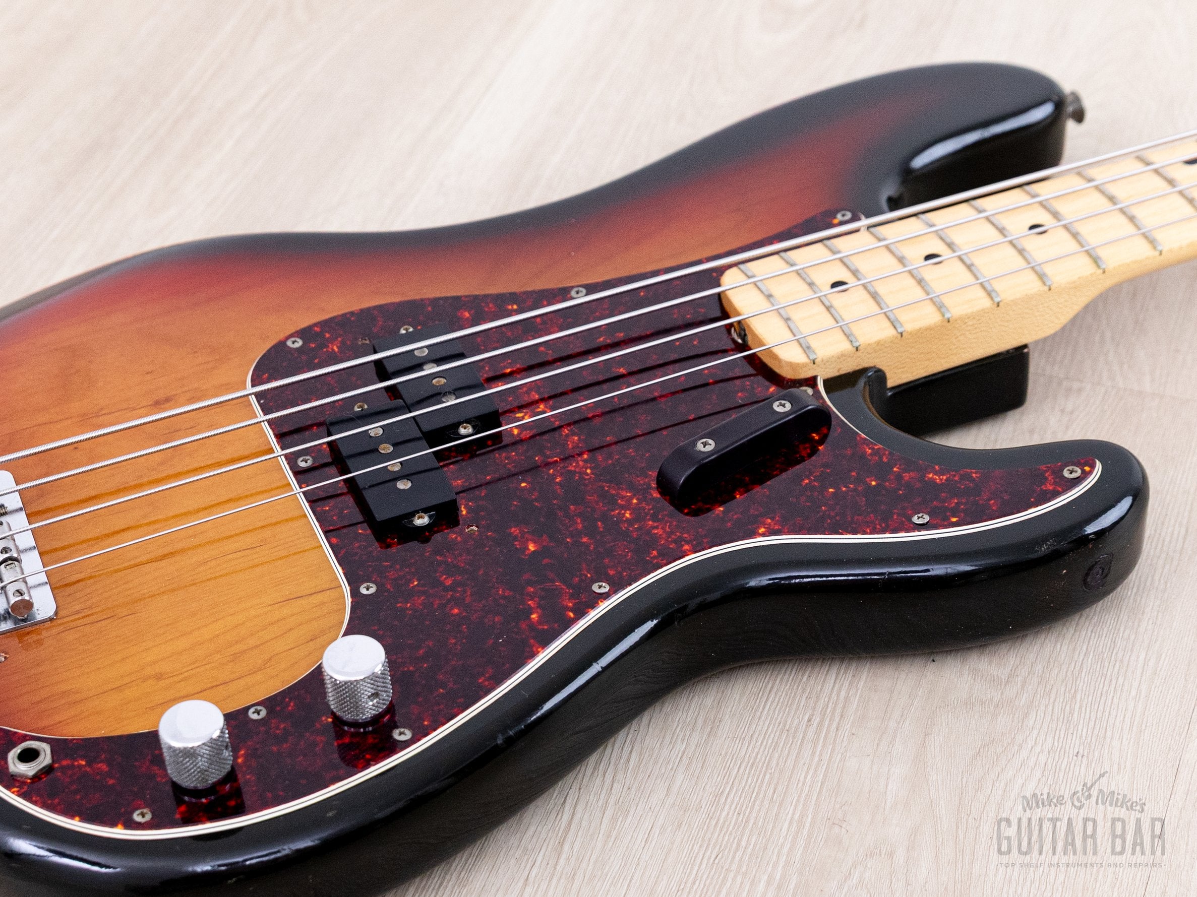 1973 Fender Precision Bass Sunburst Vintage Bass, Lightweight w/ 