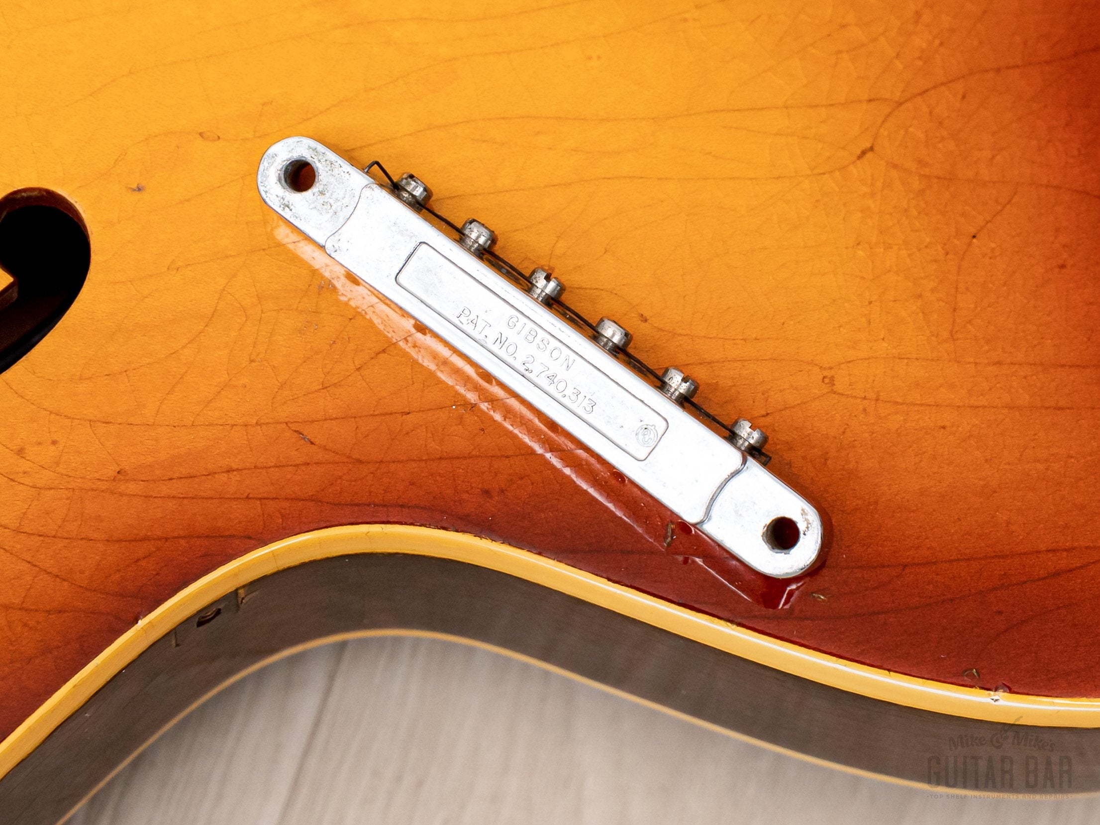 1964 Epiphone Sorrento E452T Vintage Hollowbody Guitar Sunburst w/ PAF Mini Hum & T Top, Case