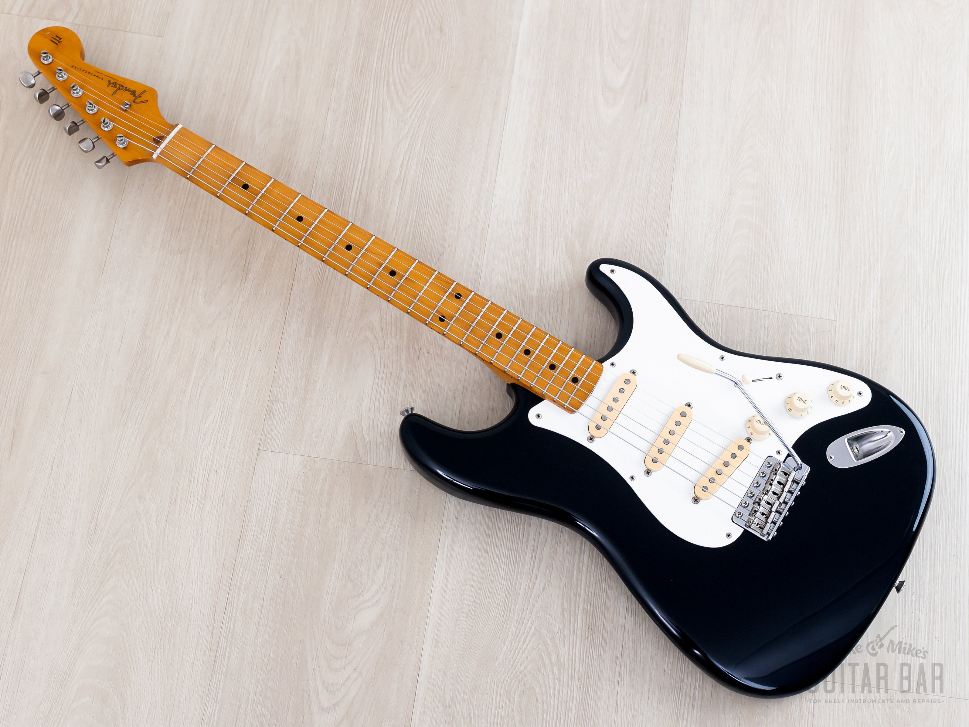 1988 Fender Stratocaster '57 Vintage Reissue ST57-55 Black w/ Hangtag,
