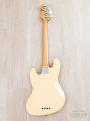 1997 Fender American Standard Jazz Bass Olympic White, full back