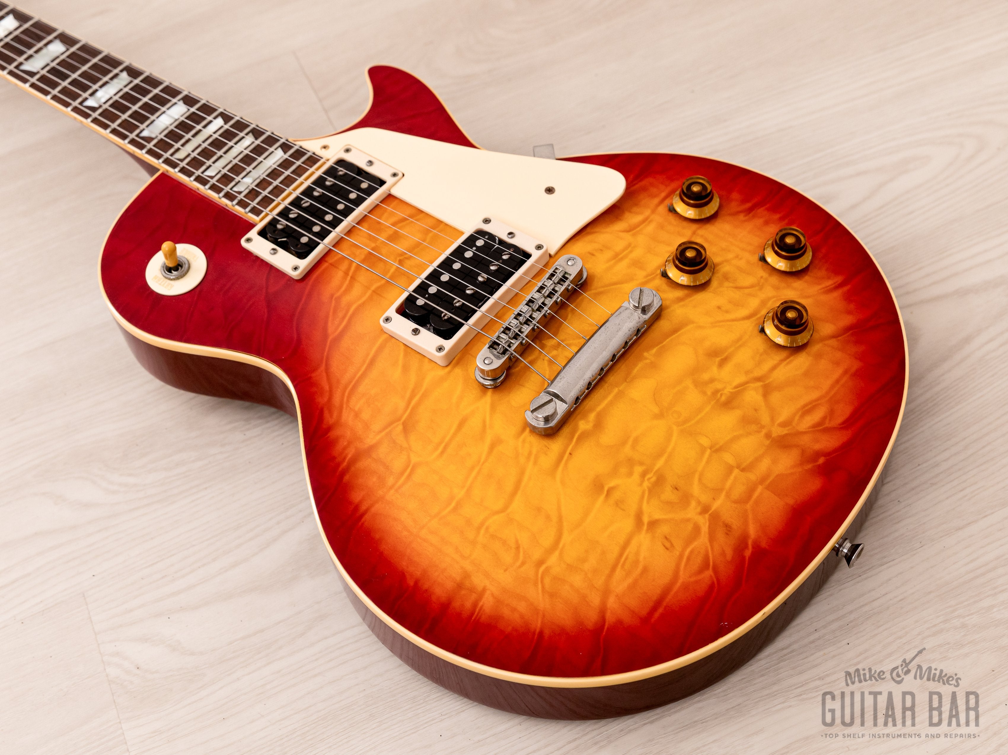 1992 Orville by Gibson Les Paul Standard LPS-QM Quilted Maple Top w/ 57 Classic PAFs, Japan