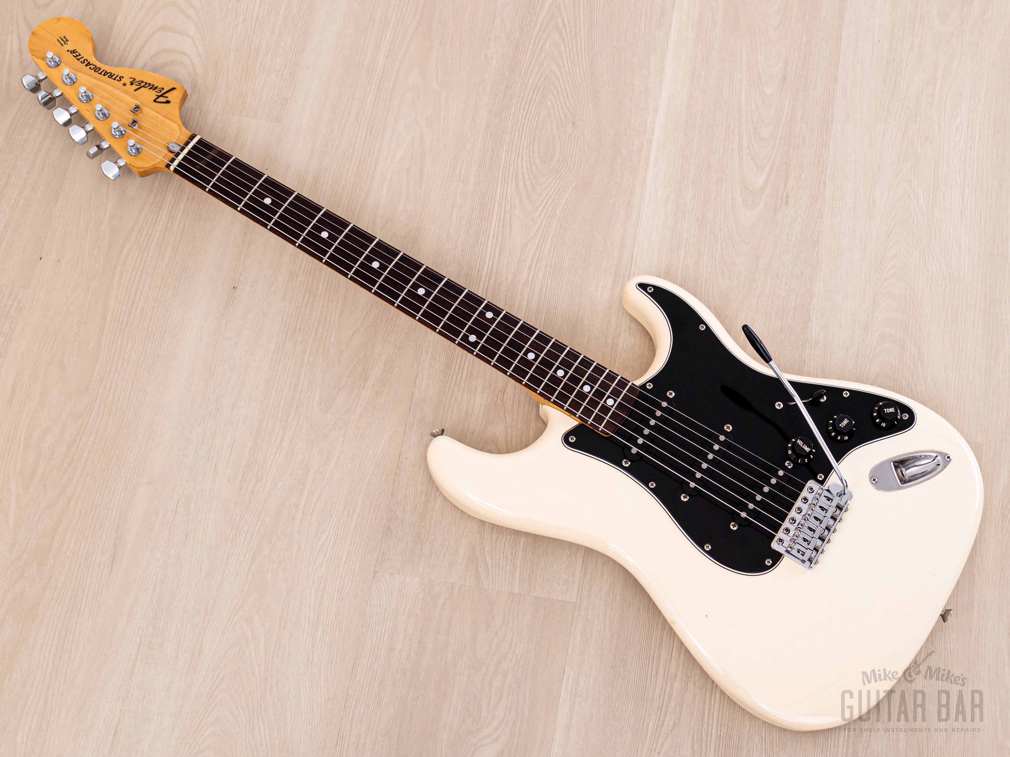1985 Fender JV Stratocaster ‘72 Vintage Reissue ST72-65 Olympic White 100% Original, Japan MIJ Fujigen