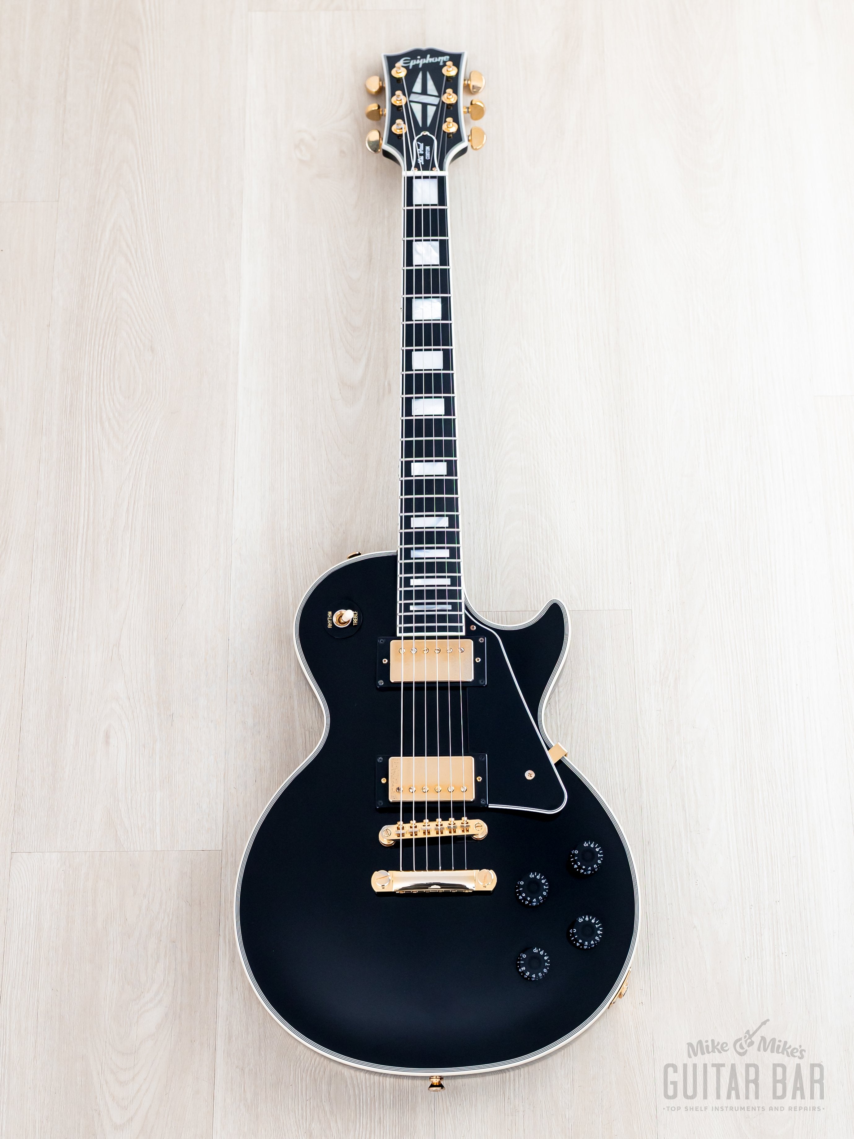 2025 Epiphone IGC Les Paul Custom Black Beauty w/ Gibson USA Pickups &