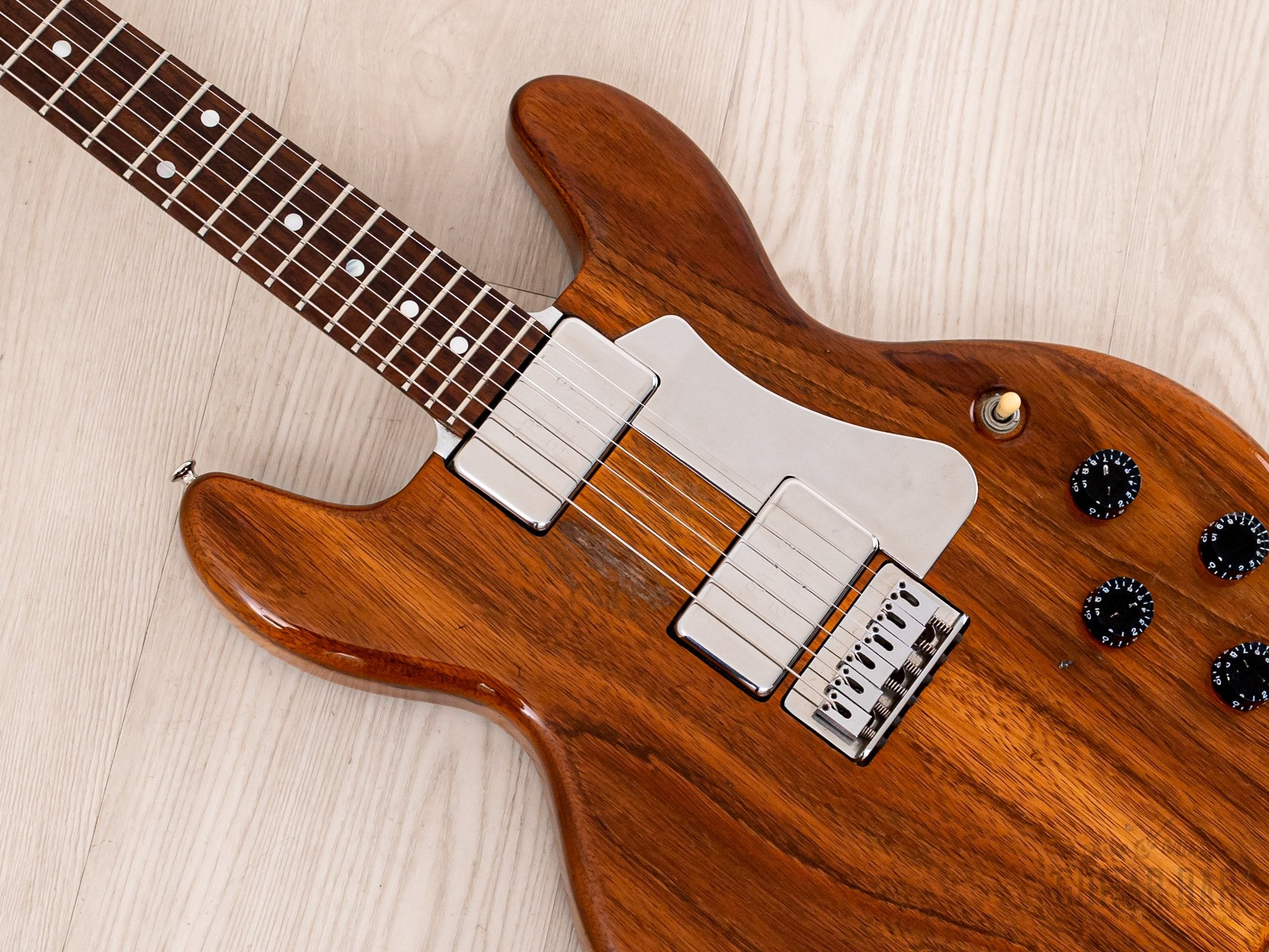 1978 Travis Bean TB1000S Standard Vintage Aluminum Neck Guitar, Koa Body, 100% Original w/ Case