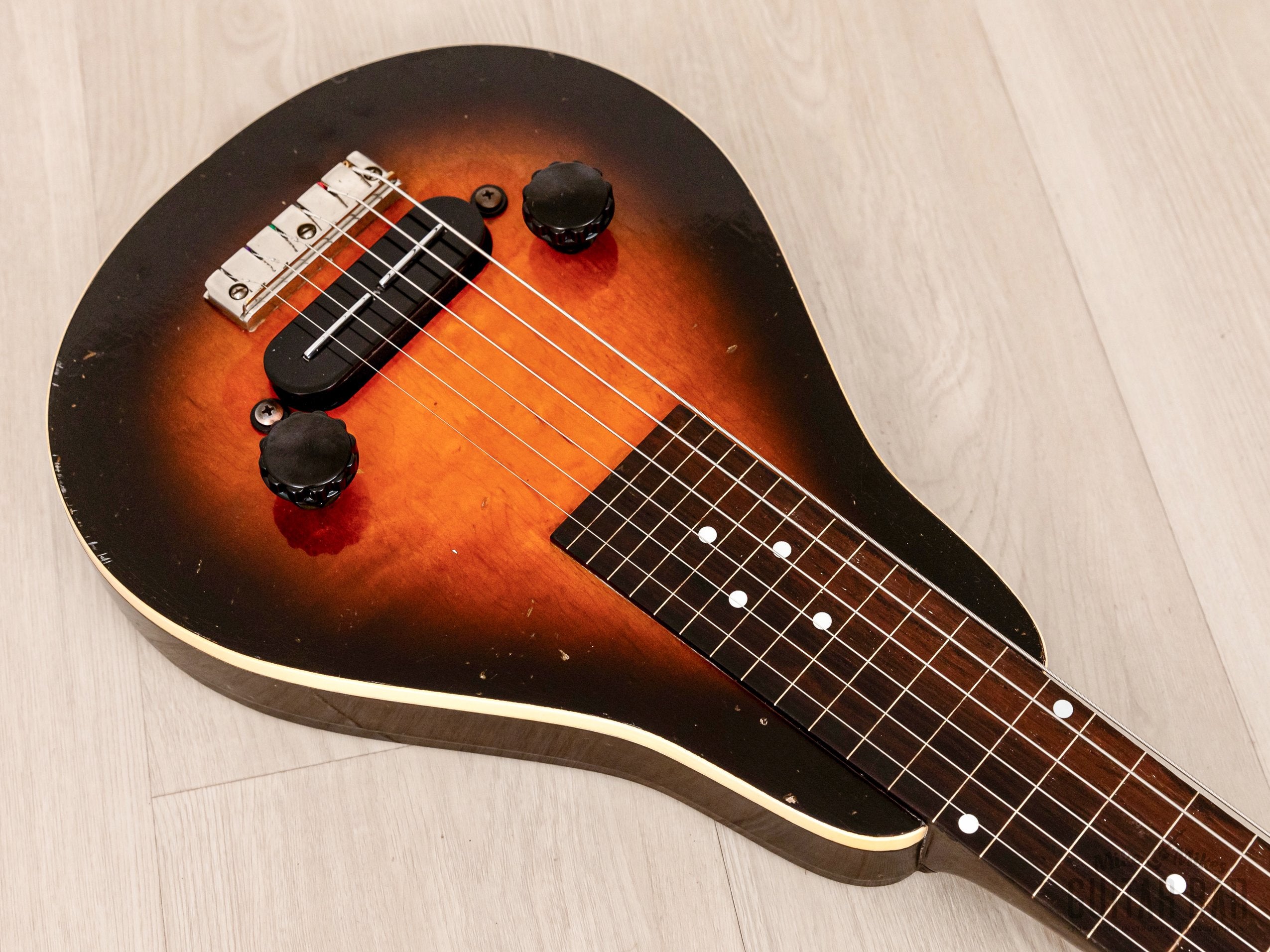 1938 Recording King by Gibson Roy Smeck AB104 Vintage Lap Steel w/ Tweed Case