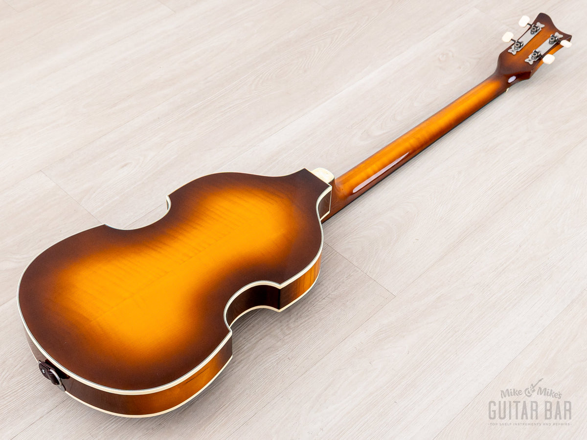 Hofner 500/1 Cavern bass low back view