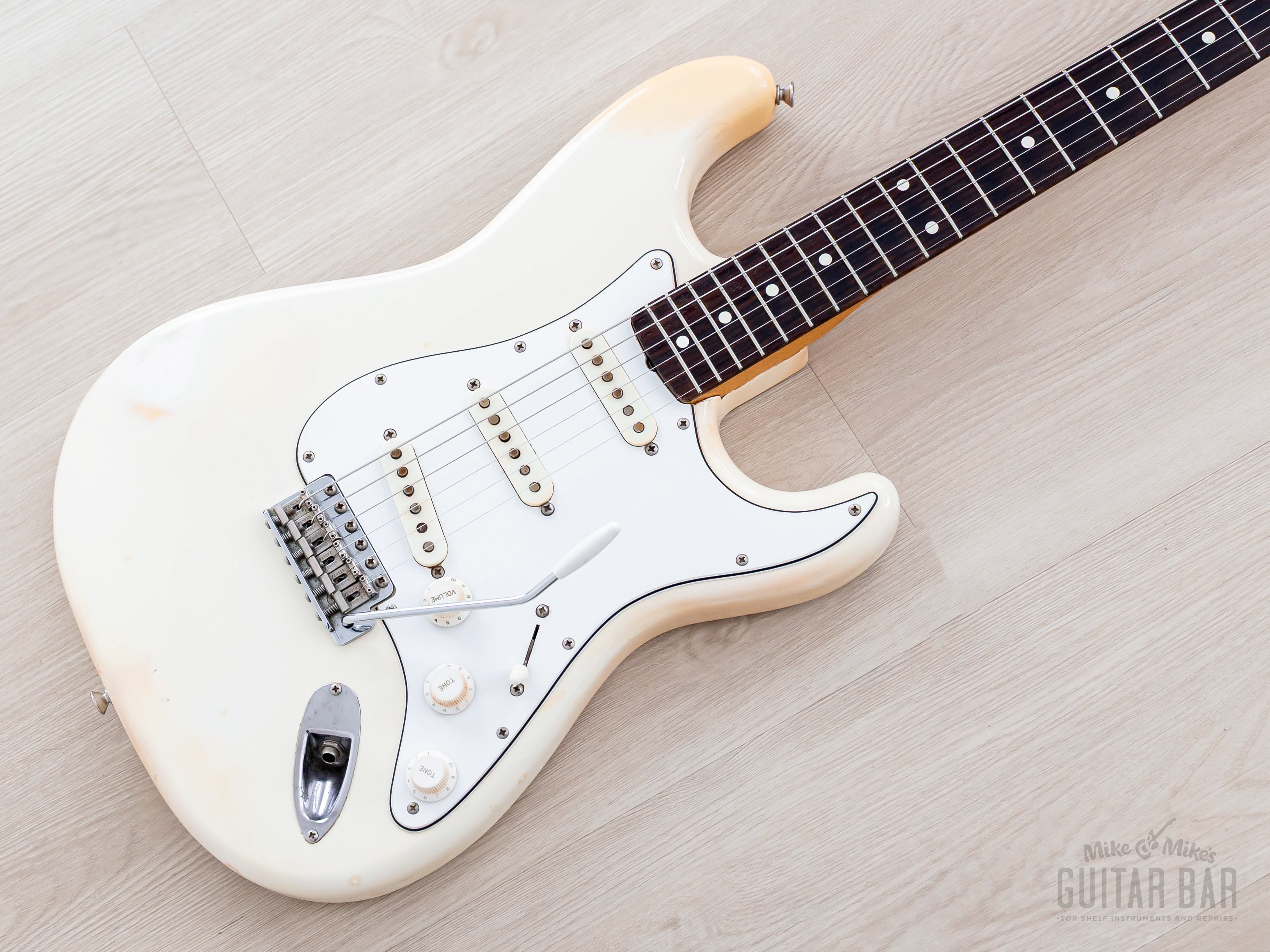 1983 Fender '62 Stratocaster JV ST62-85 Olympic White w/ USA Fullerton