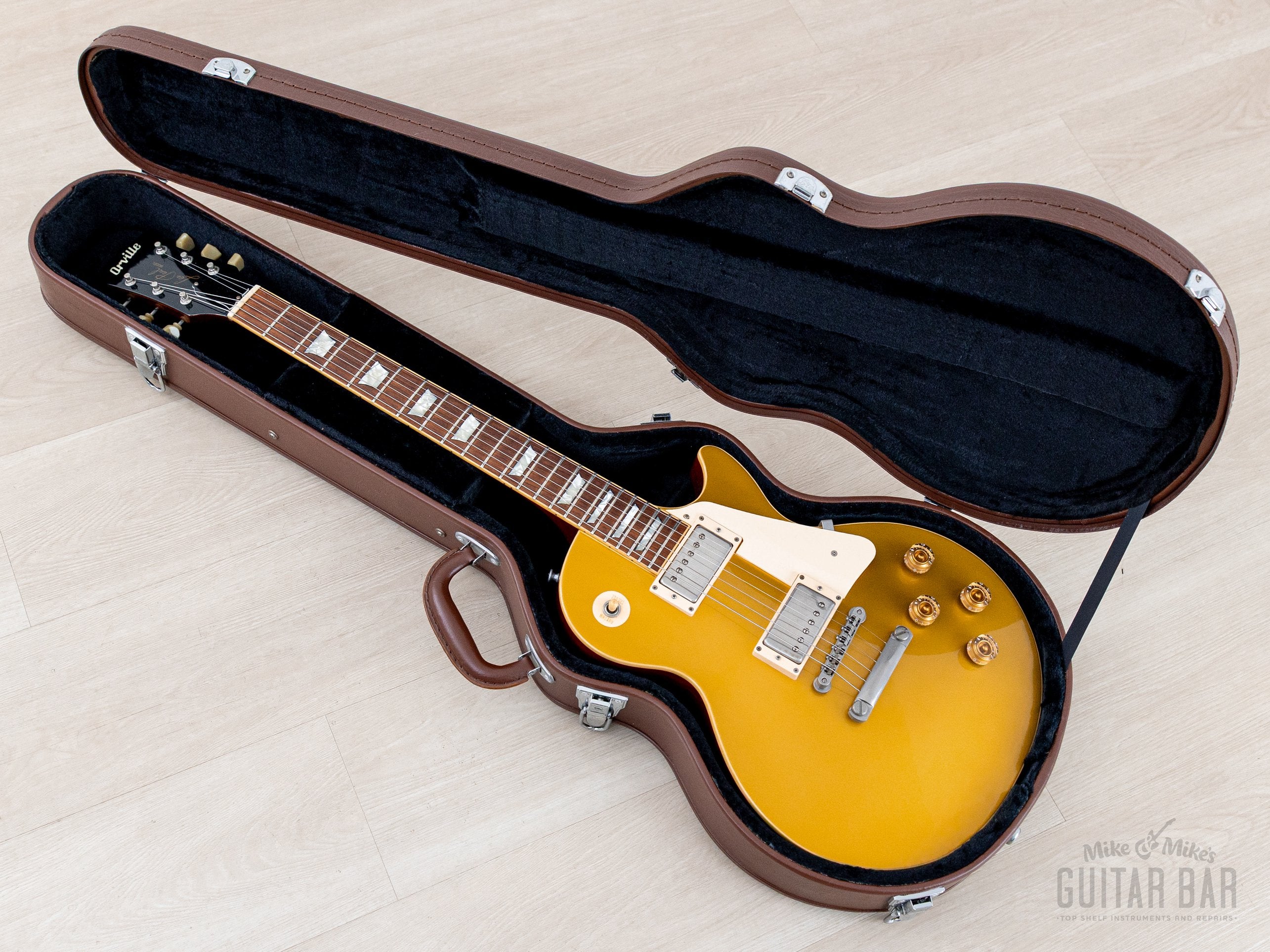 1998 Orville Les Paul Standard LPS-75 Goldtop 100% Original w/ Case, J