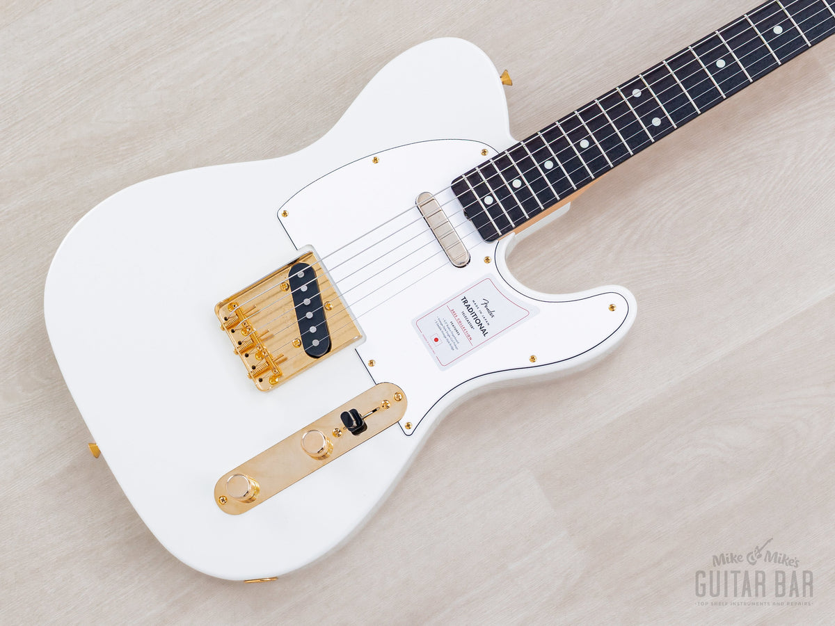 2025 Fender Traditional II 60s Telecaster White Pearl, front angled view