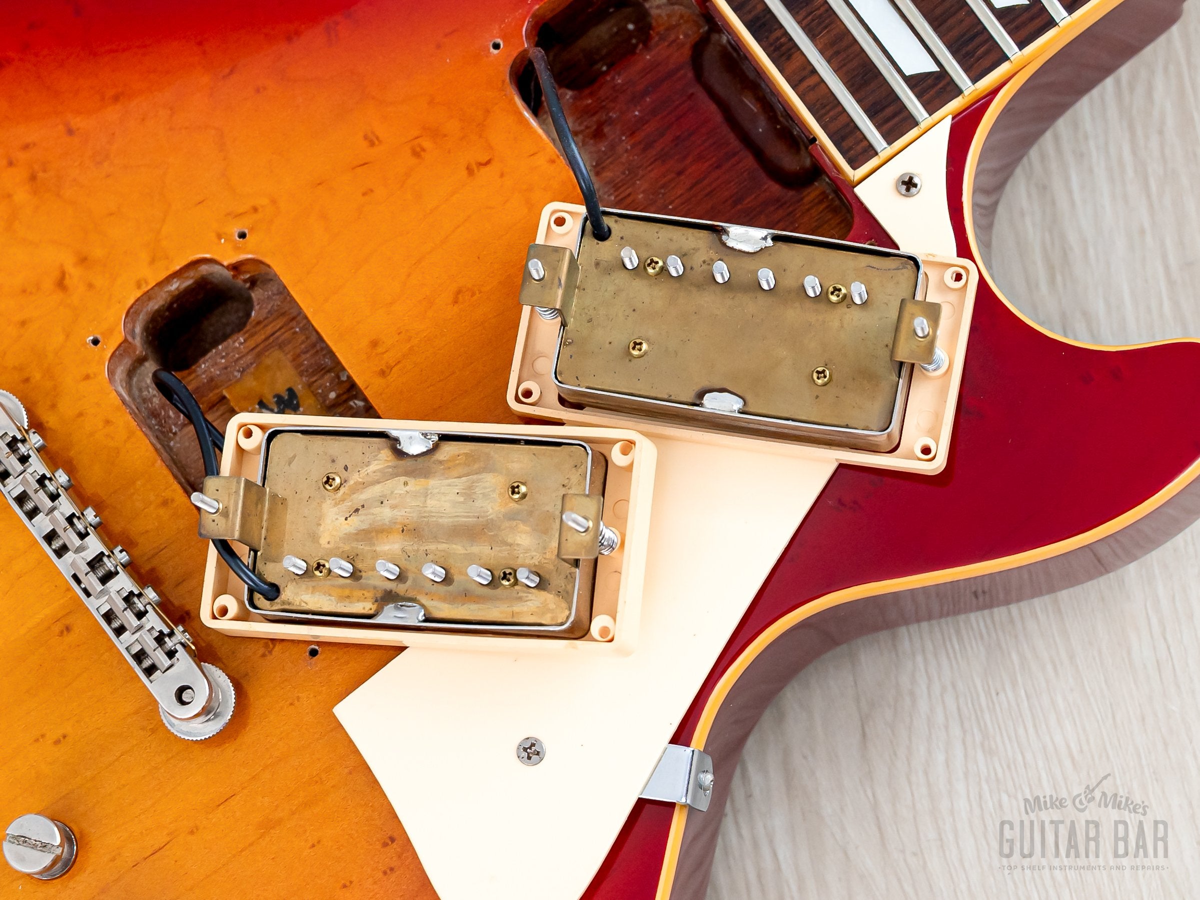 1982 Burny Super Grade RLG-50 '59 Model Burst Standard Birdseye Maple