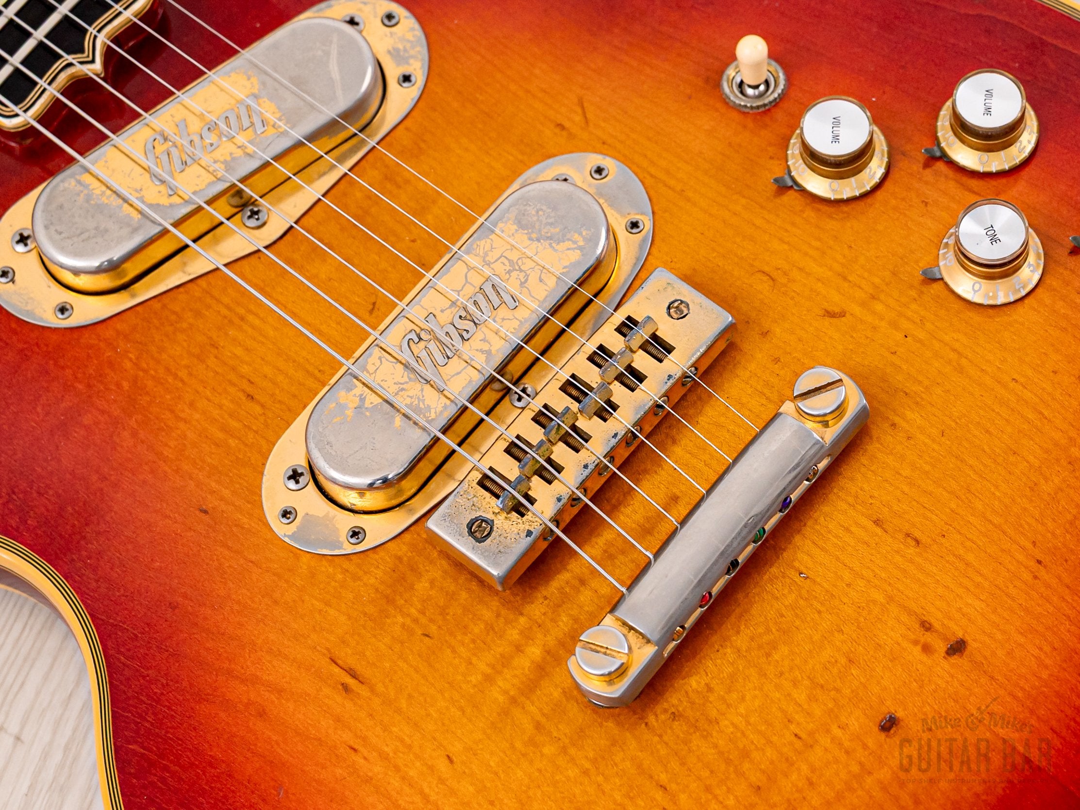1972 Gibson L-5S Vintage Guitar Cherry Sunburst w/ Custom Charlie Christian & P-90, Case