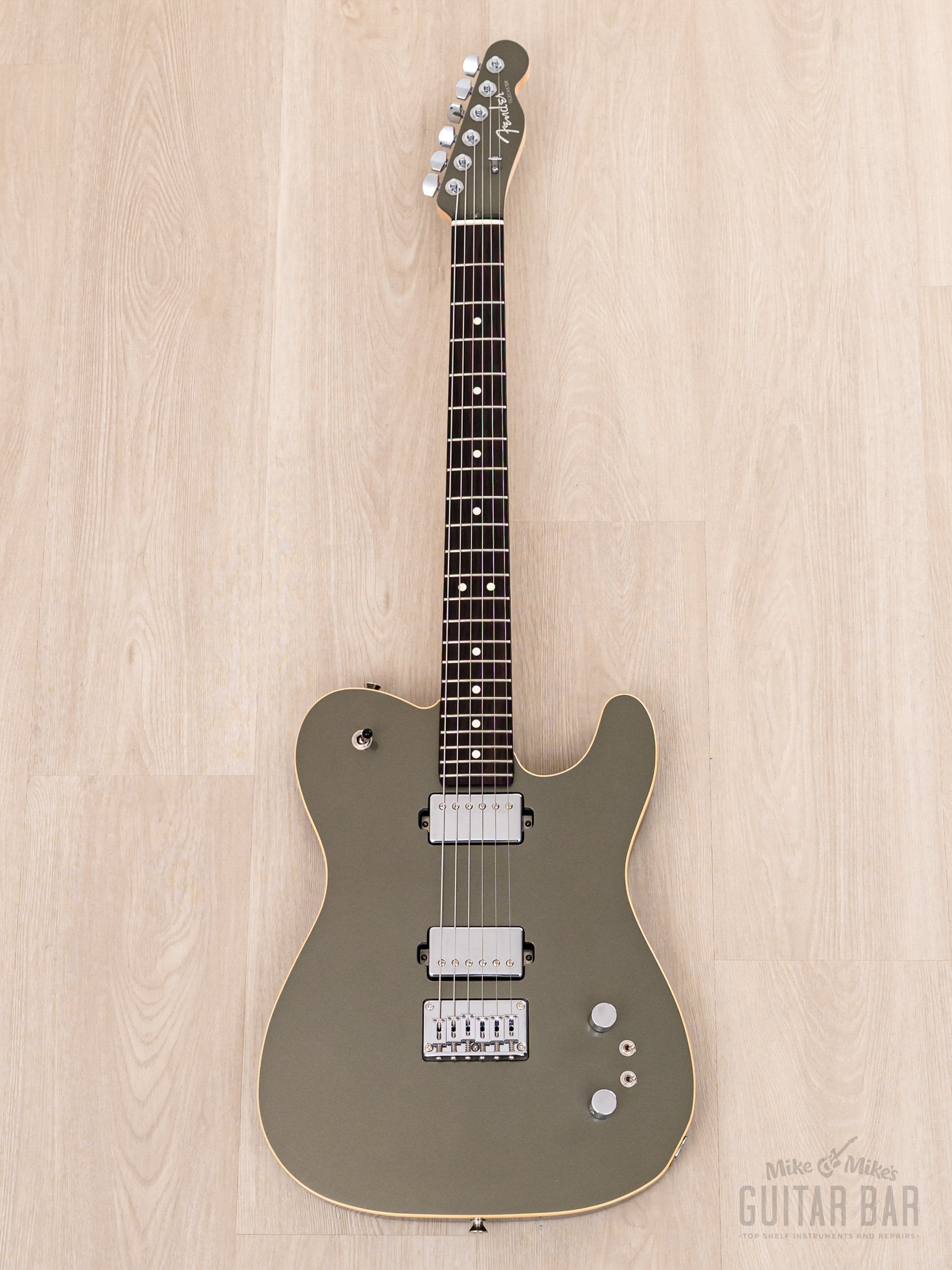 2021 Fender Modern Telecaster HH Limited Edition Jasper Olive Metallic w/ Lollar Low Wind Imperial, Japan MIJ