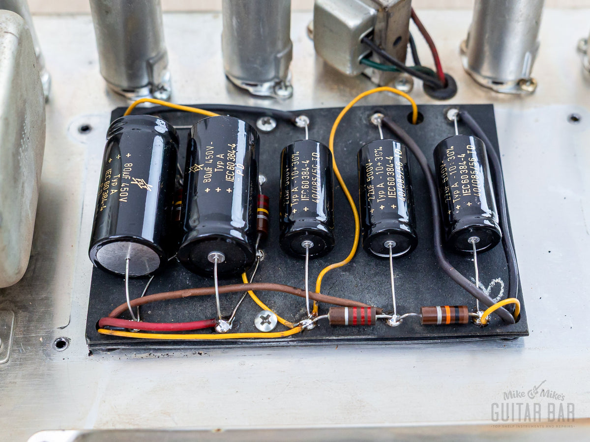 1970 Fender Twin Reverb, recapped filter capacitors