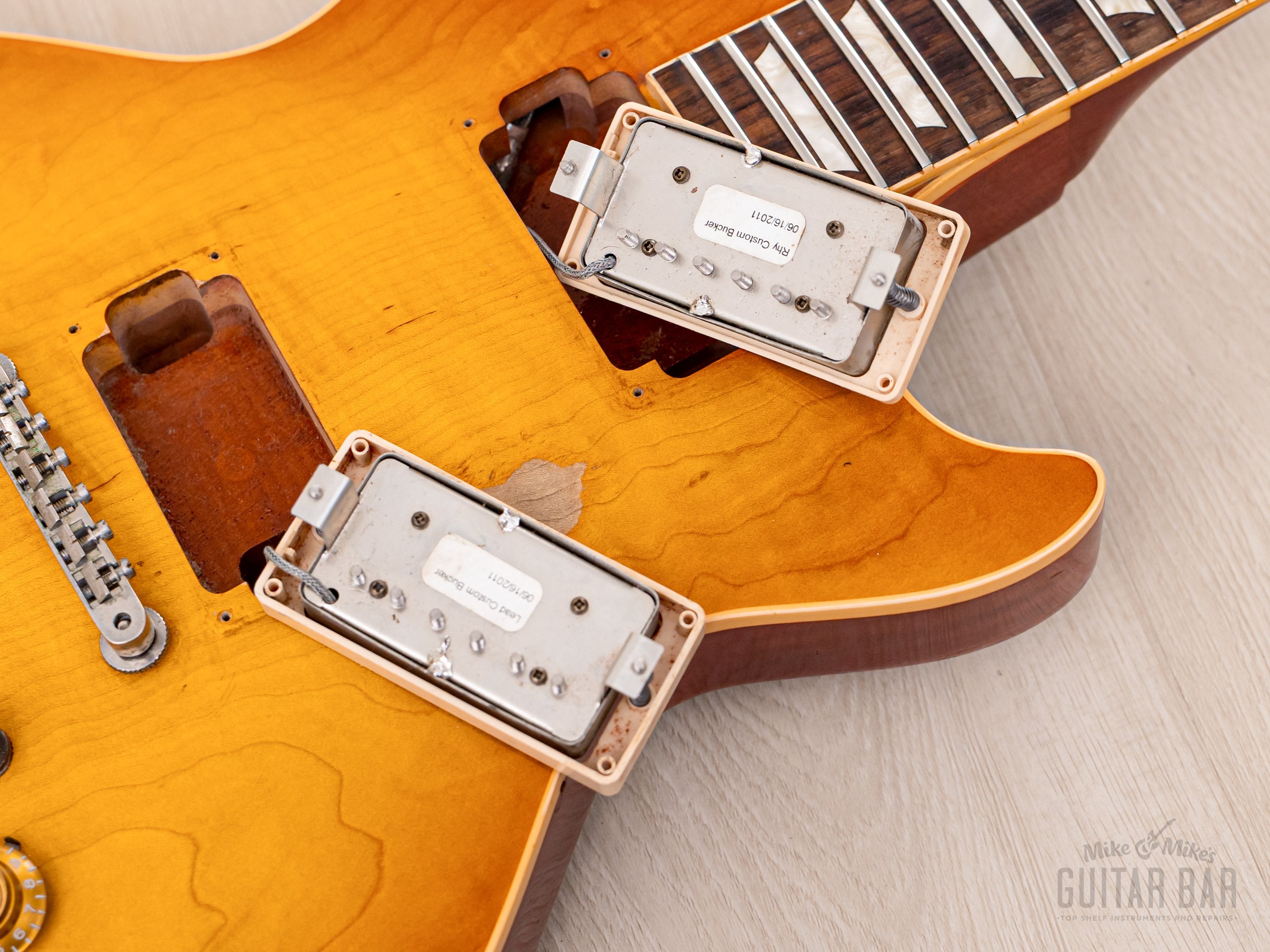 2011 Gibson Custom Shop Historic 1960 Les Paul Standard R0 VOS Ice Tea w/ CustomBucker PAFs, Kurosawa Gakki 55th