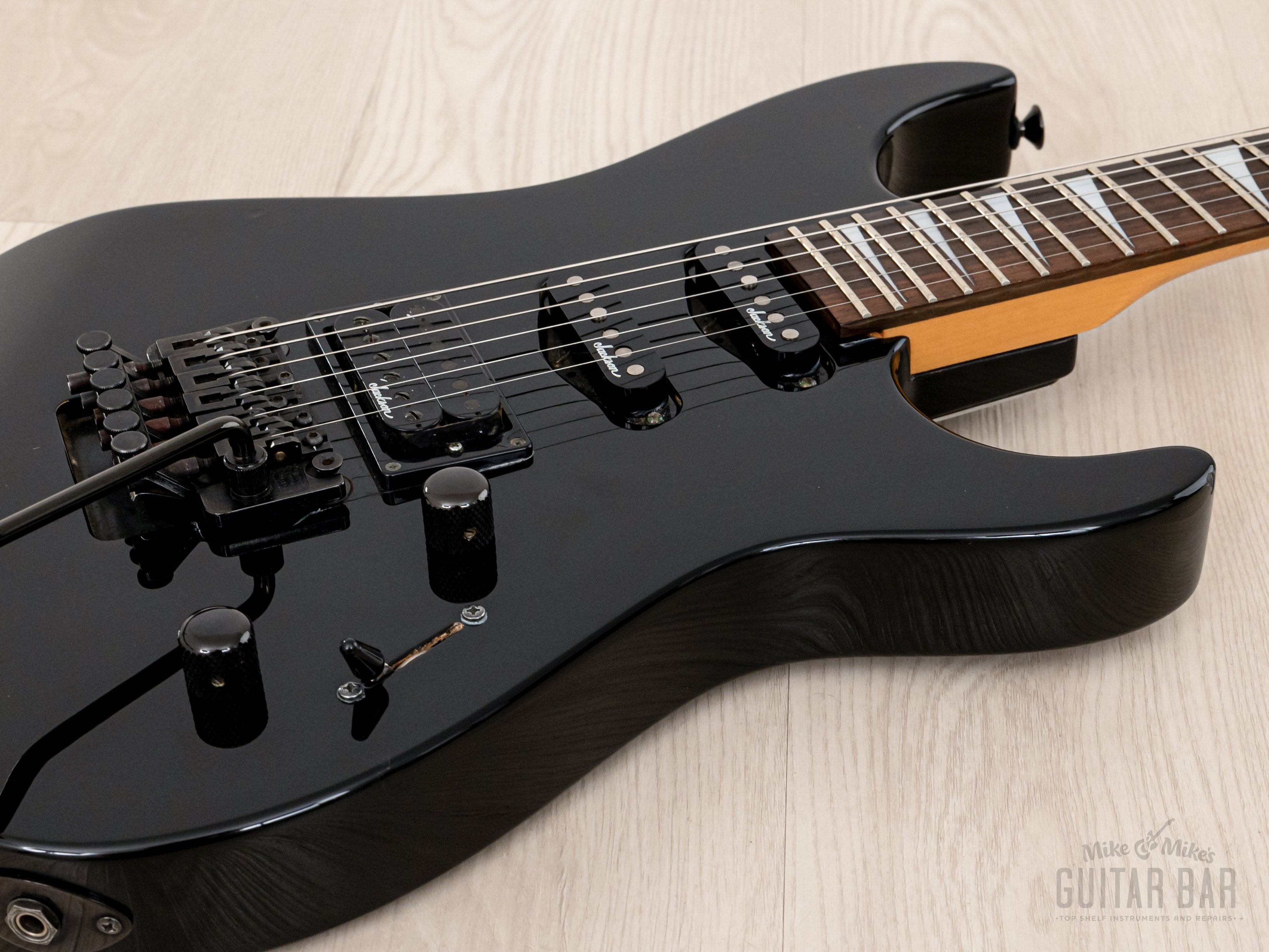 1989 Charvel Jackson DK-085-SSH Vintage Superstrat Black w