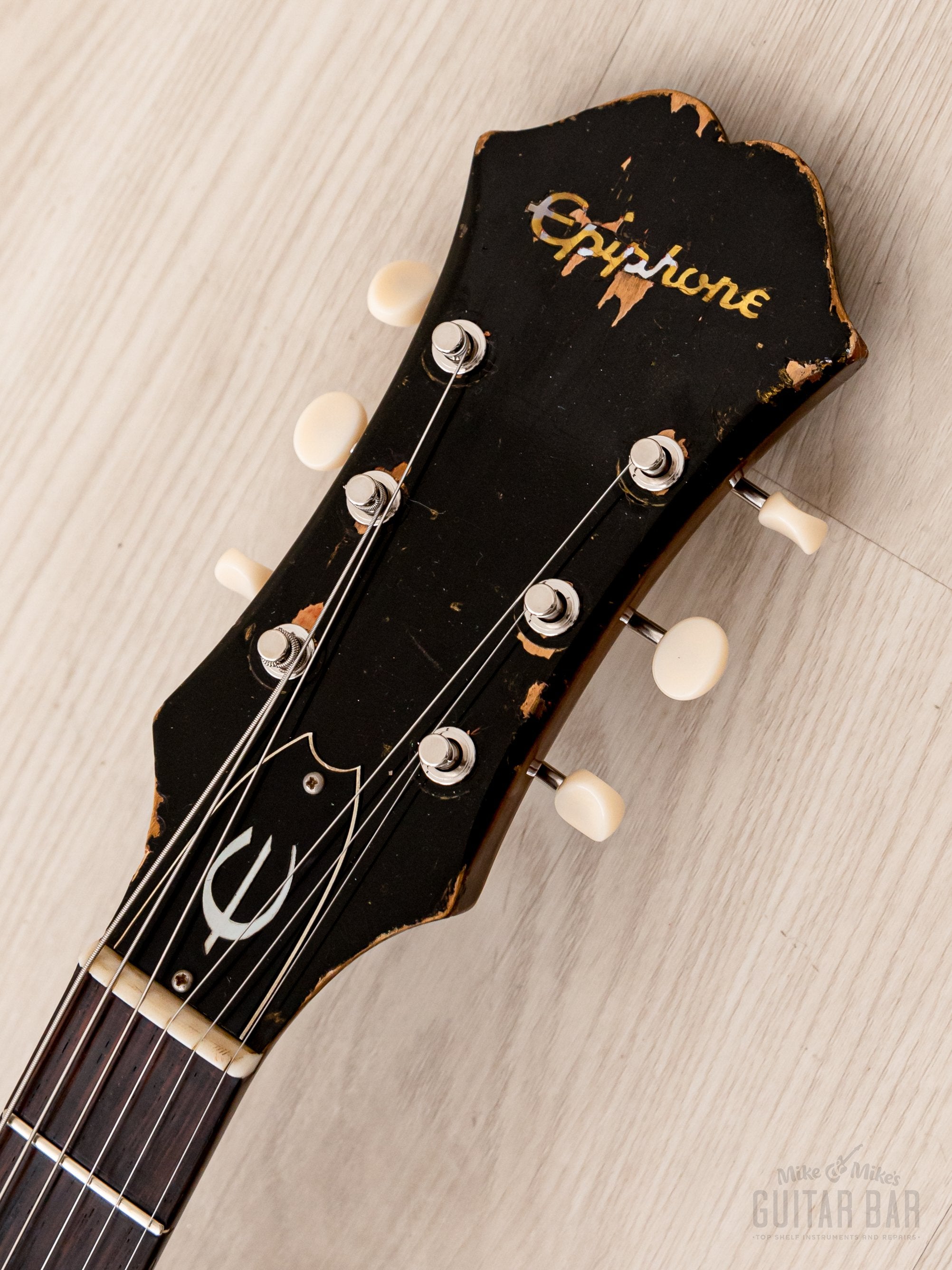 1964 Epiphone Sorrento E452T Vintage Hollowbody Guitar Sunburst w/ PAF Mini Hum & T Top, Case