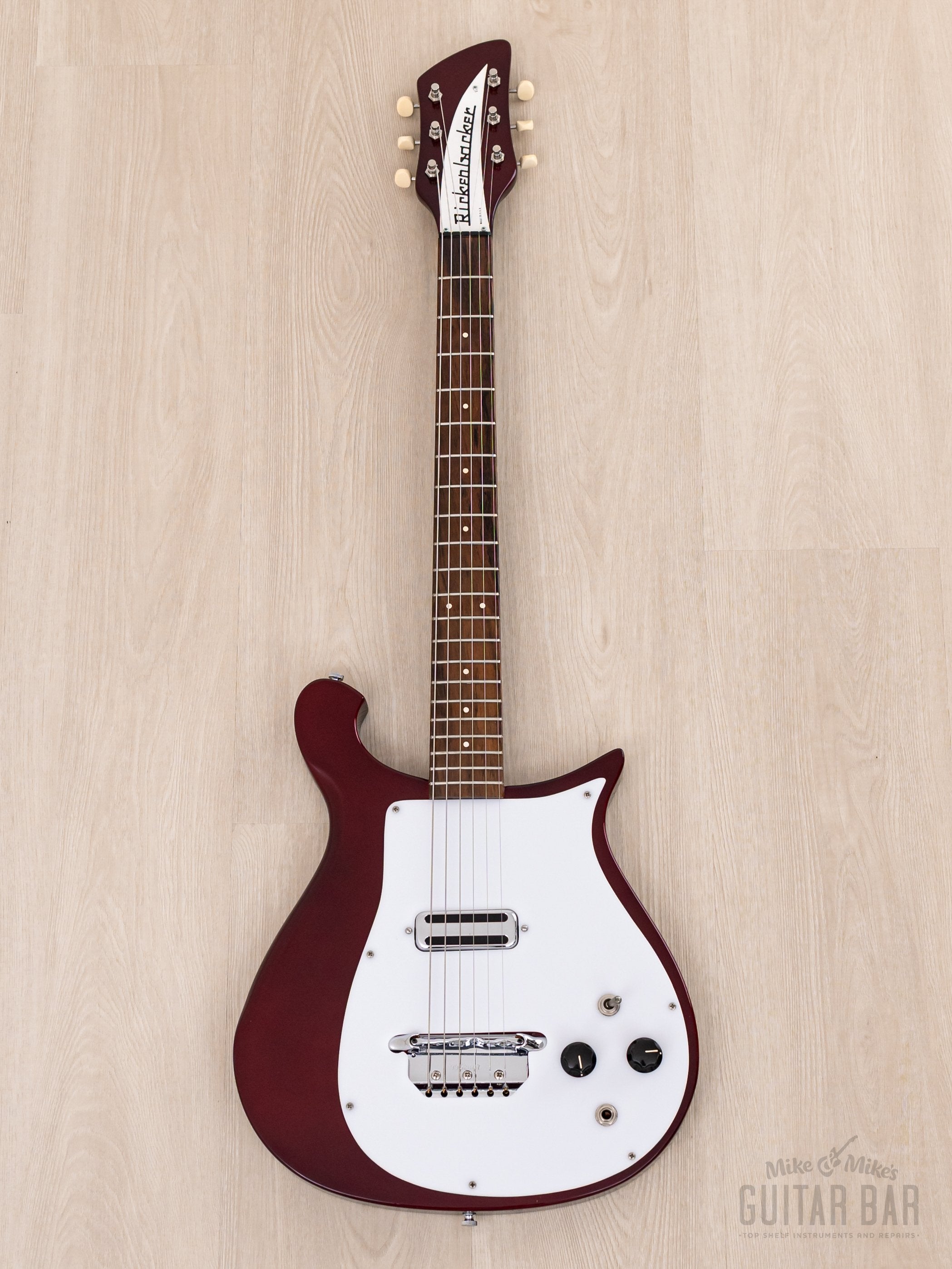 1999 Rickenbacker 425V63 Limited Edition Vintage Reissue Burgundyglo w/ Toaster Top, Case