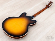 2001 Gibson ES-335 Dot Vintage Sunburst - back angle