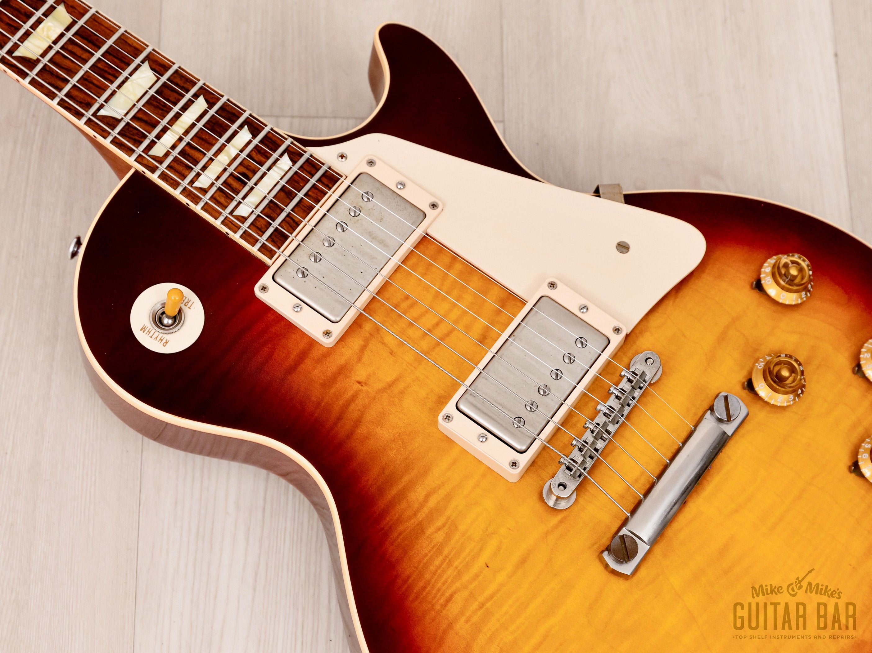 2013 Gibson Custom Shop Historic 1959 Les Paul Standard R9 Bourbon Burst w/ Case, COA, Tags