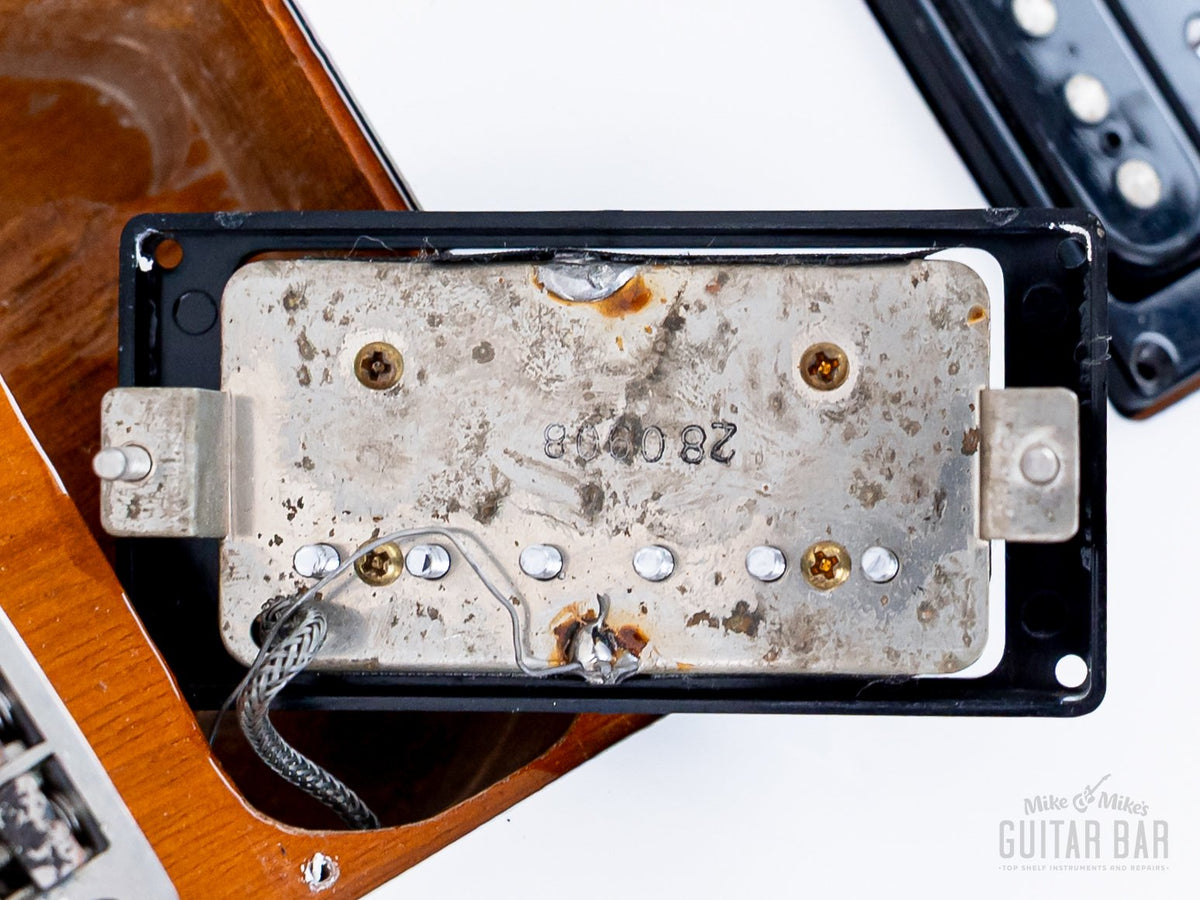 Maxon U-2000 humbucker baseplate date stamp