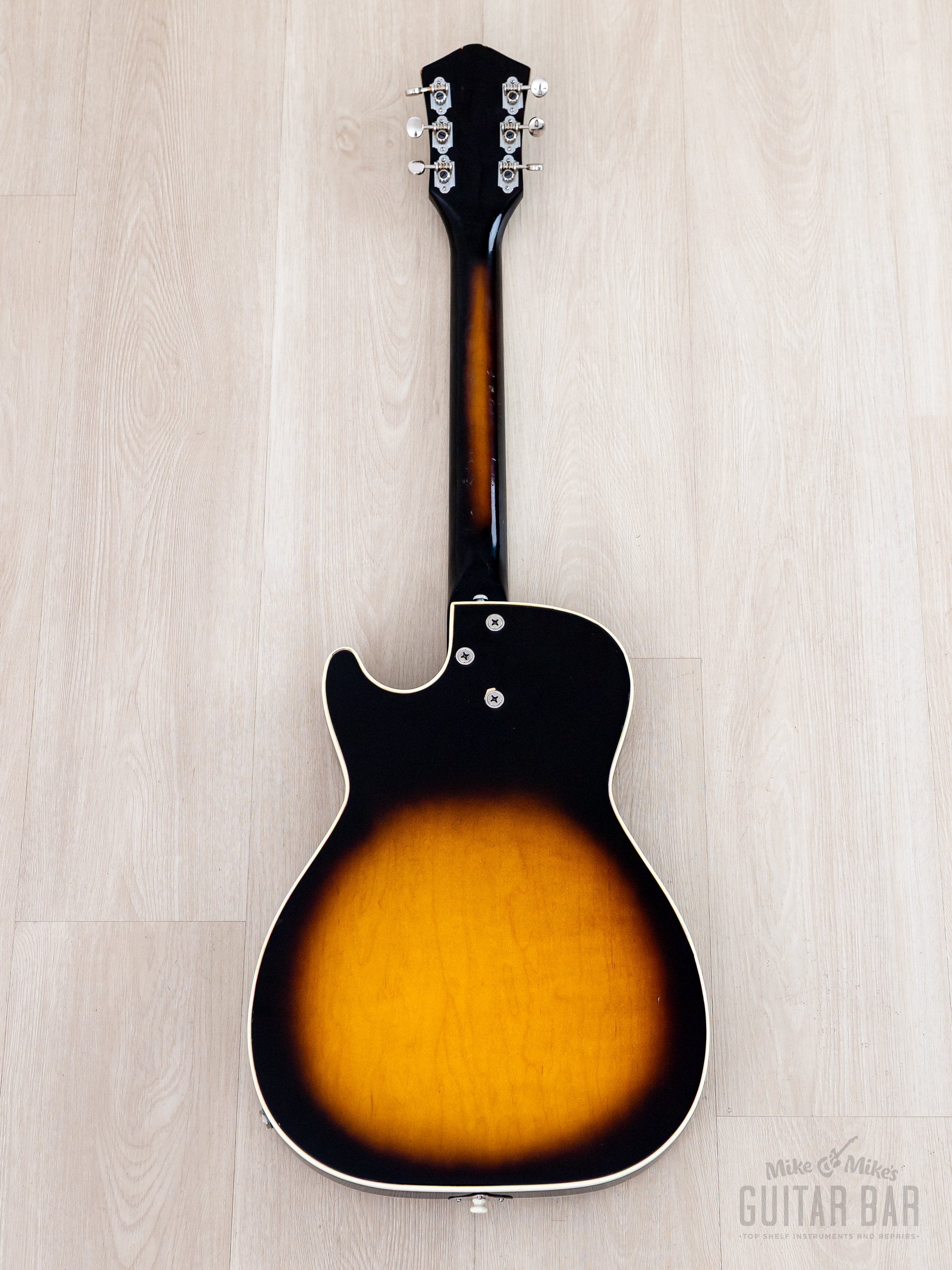 1960 Harmony Stratotone Jupiter H49 Vintage Electric Guitar w/ DeArmon
