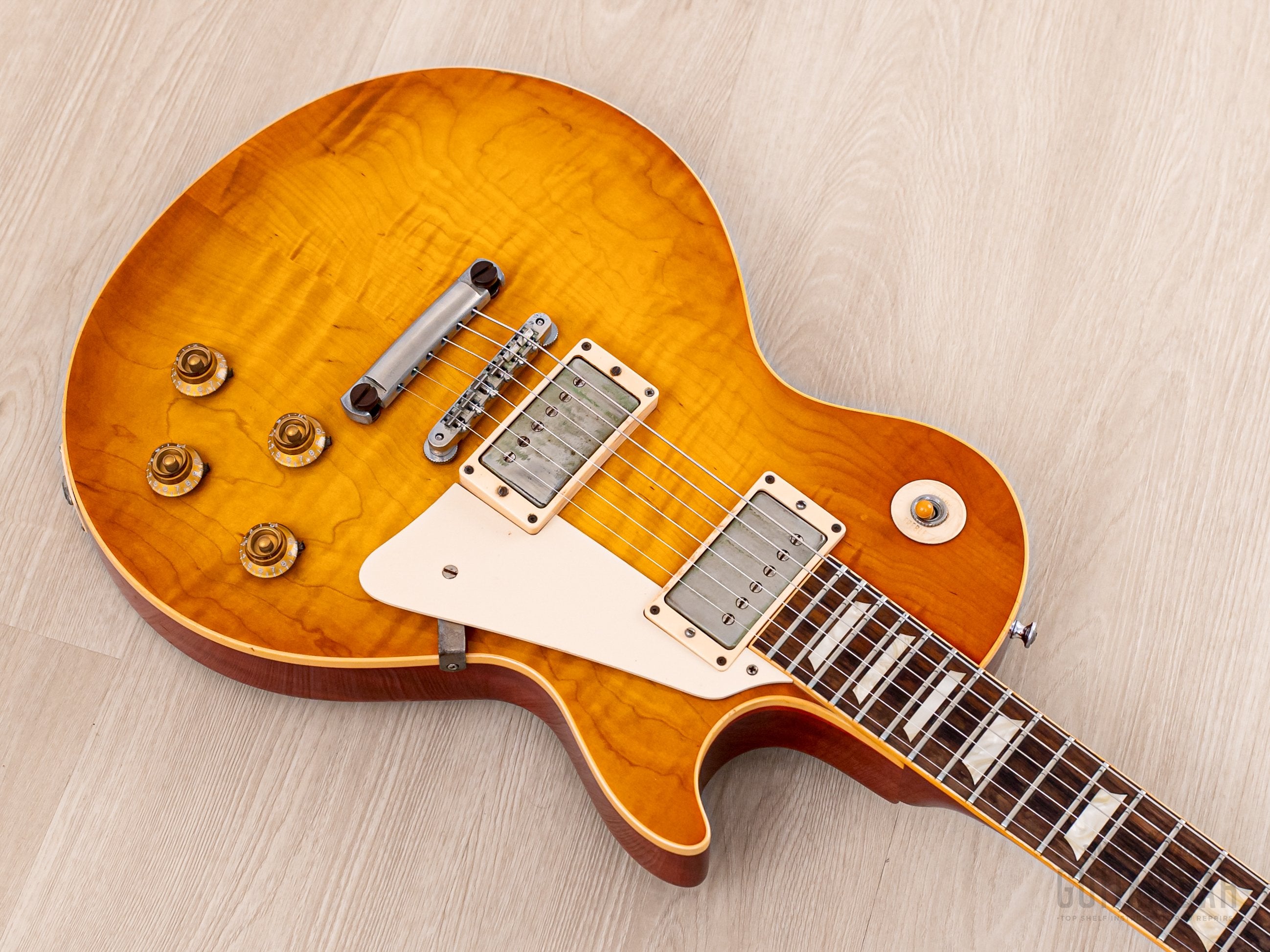 2011 Gibson Custom Shop Historic 1960 Les Paul Standard R0 VOS Ice Tea w/ CustomBucker PAFs, Kurosawa Gakki 55th