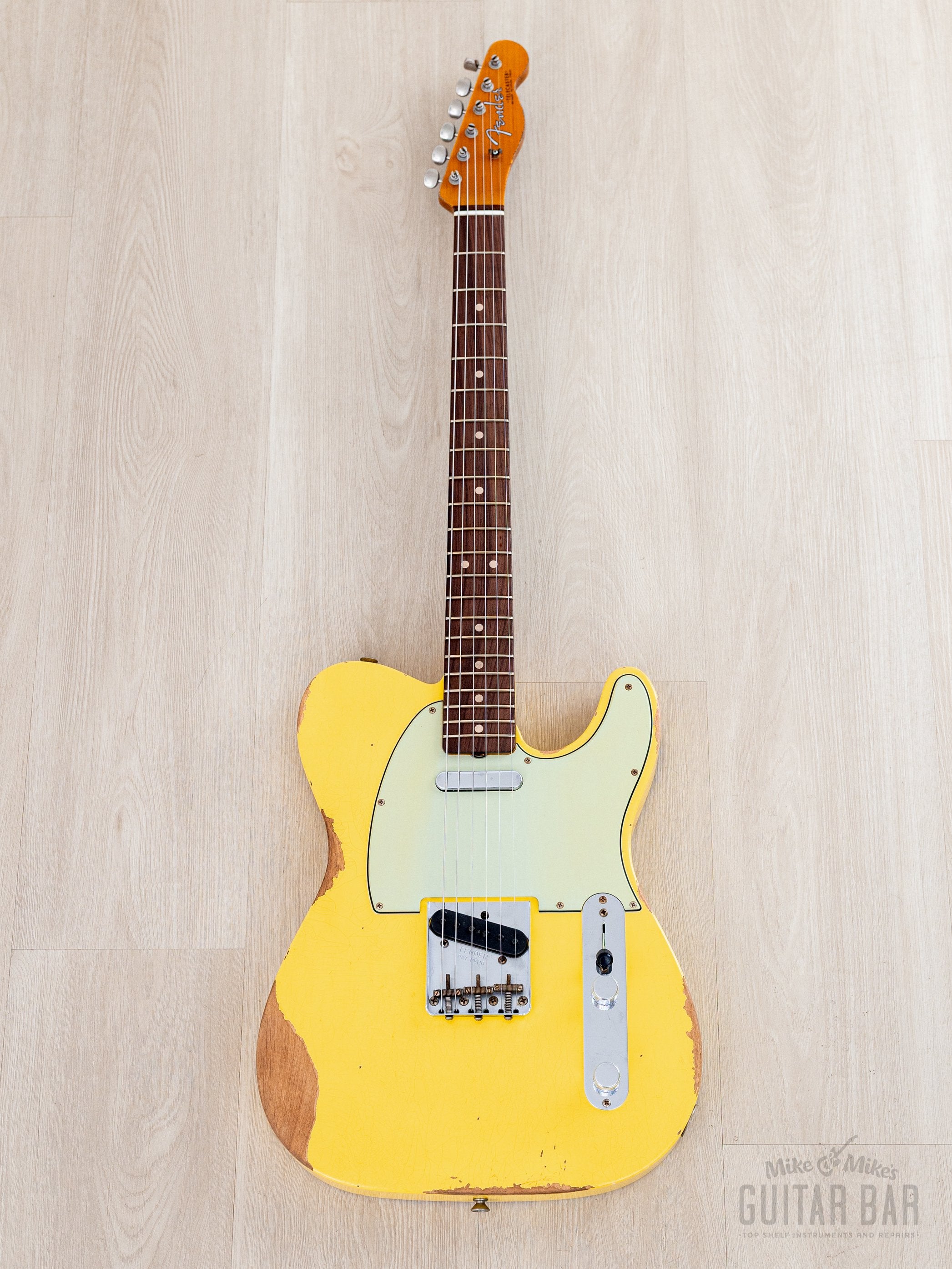 2023 Fender Custom Shop 1963 Telecaster Heavy Relic Graffiti Yellow w/