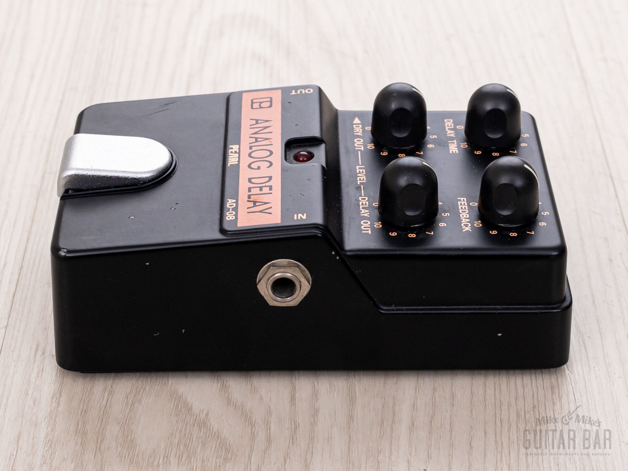 1980s Pearl AD-08 Analog Delay Vintage Effects Pedal Near-Mint w/ MN3102 BBD, Japan