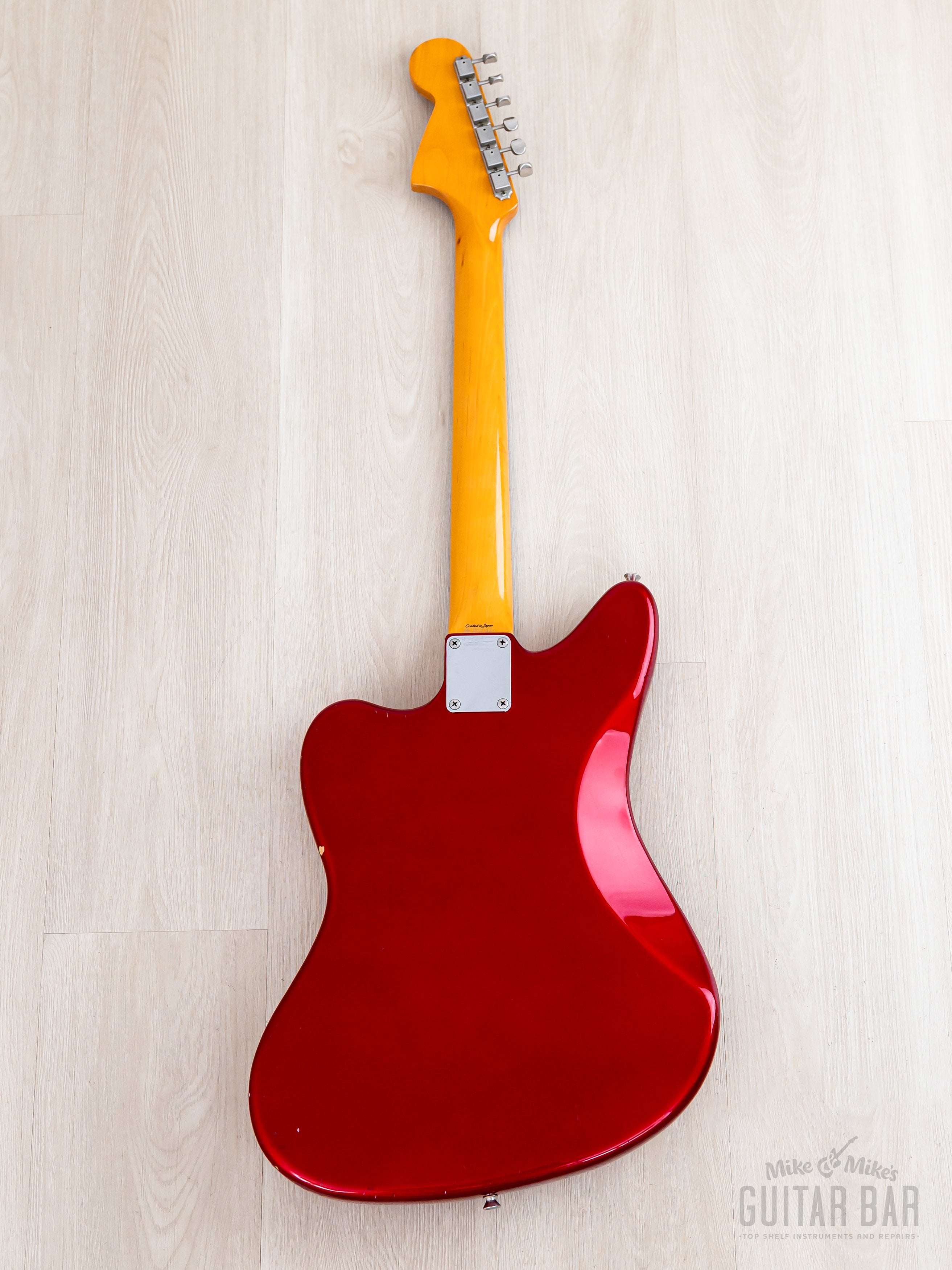 1999 Fender Jaguar '62 Vintage Reissue JG66-85 Candy Apple Red w/ Mast