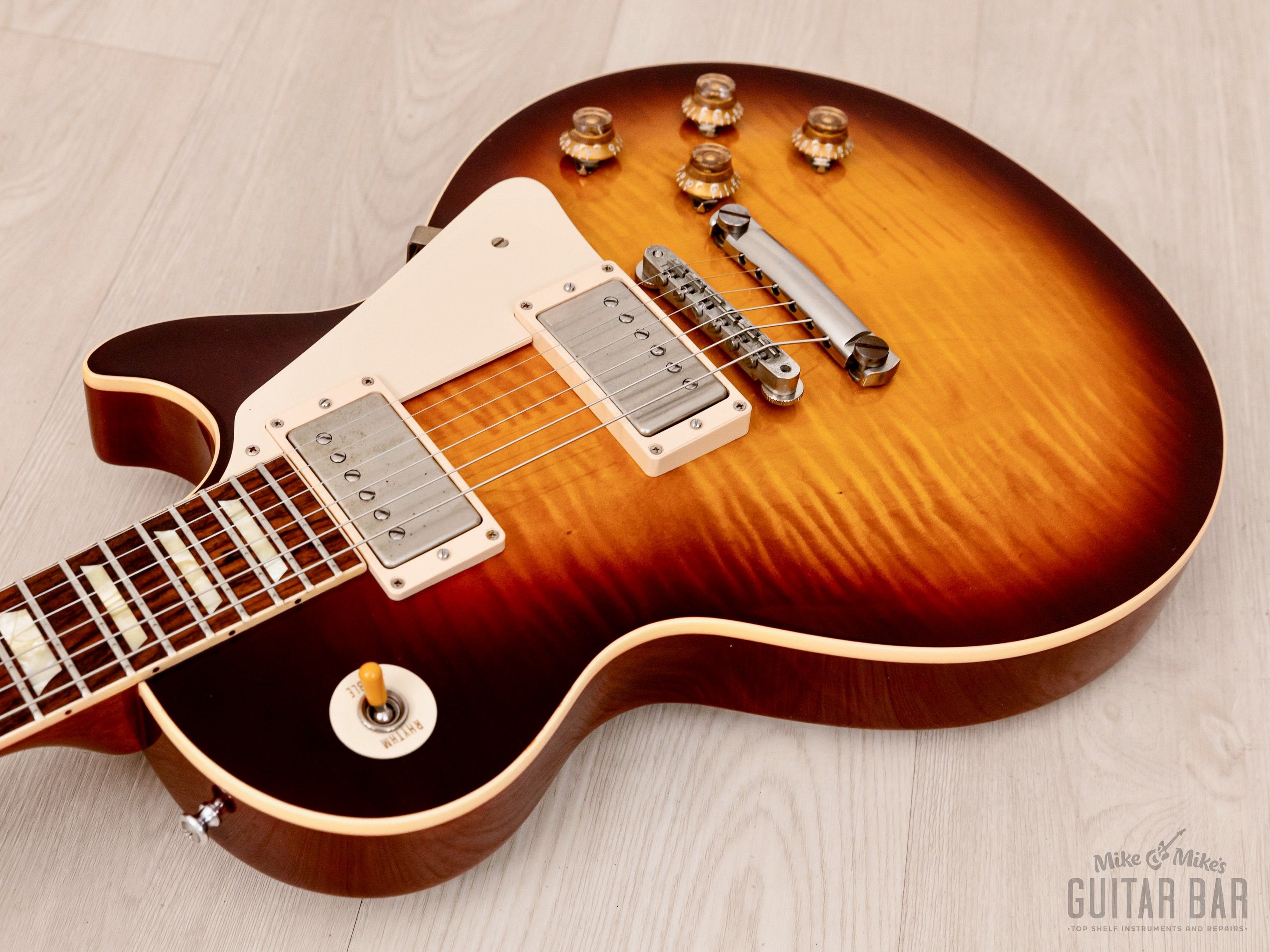 2013 Gibson Custom Shop Historic 1959 Les Paul Standard R9 Bourbon Burst w/ Case, COA, Tags