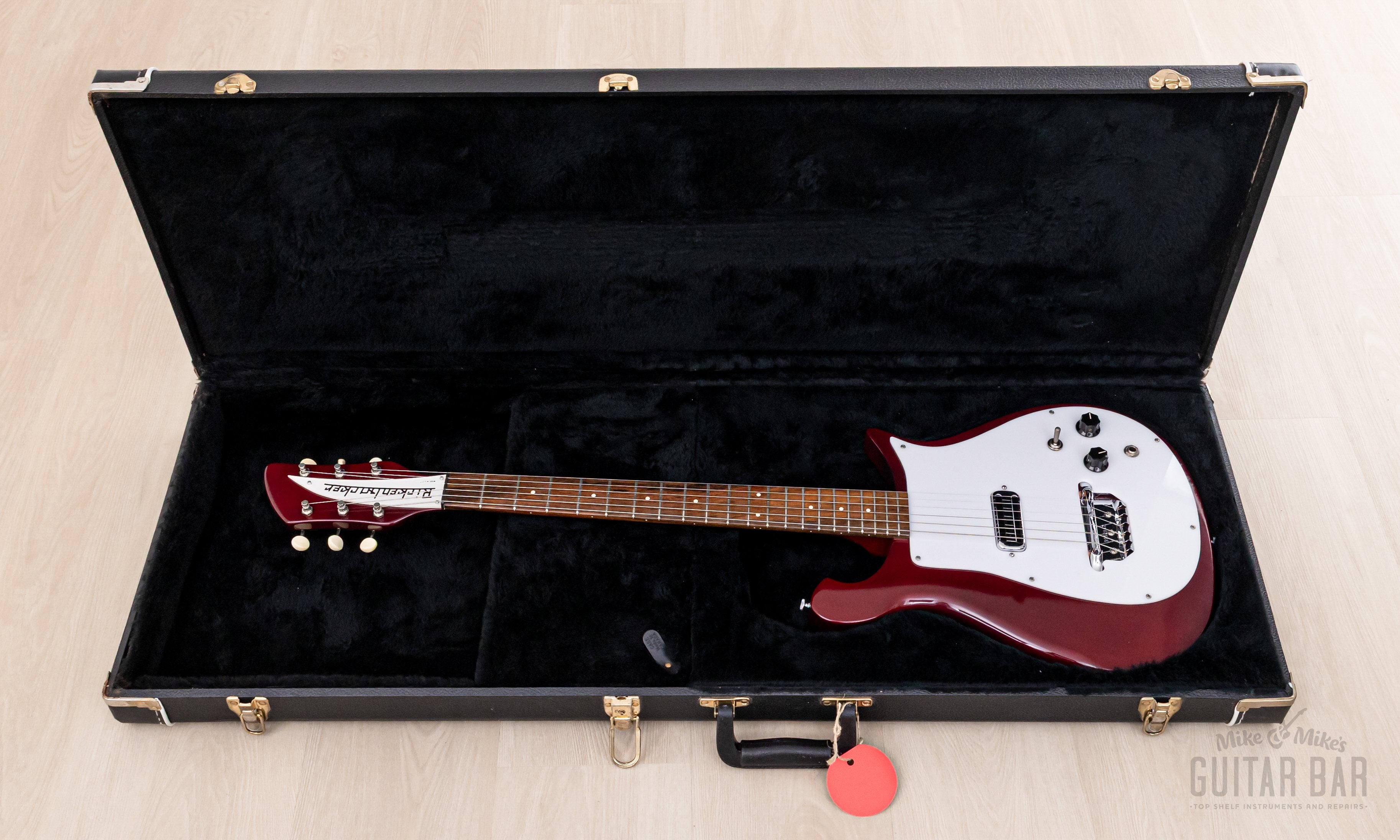 1999 Rickenbacker 425V63 Limited Edition Vintage Reissue Burgundyglo w/ Toaster Top, Case