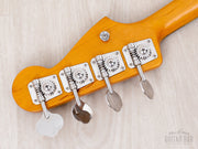 left-handed Fender Jazz Bass headstock back