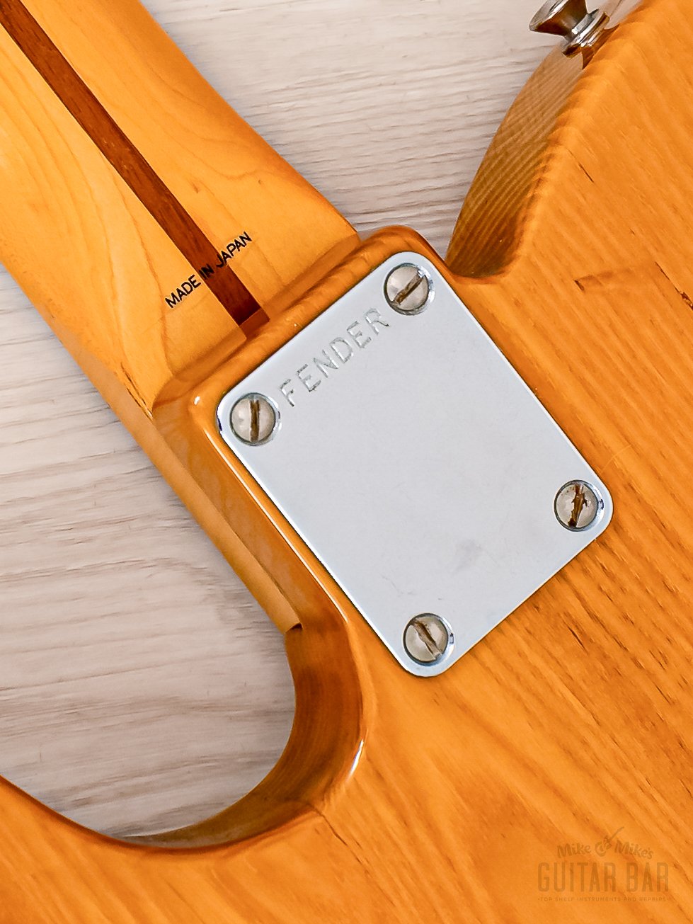 1987 Fender Order Made Telecaster ‘52 Vintage Reissue TL52-75 Butterscotch w/ USA Pickups, Japan MIJ Fujigen