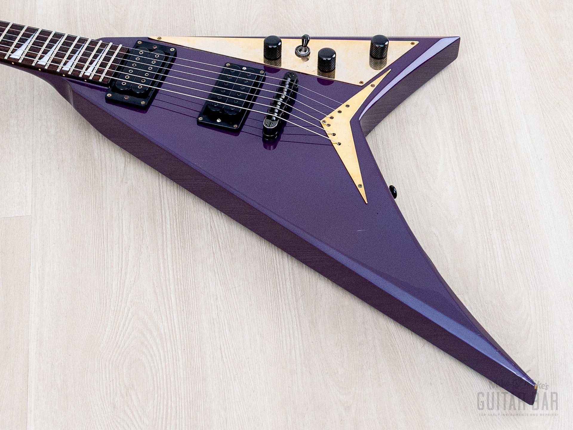1993 Grover Jackson Randy Rhoads Standard V Blue Purple w/ DiMarzio DP