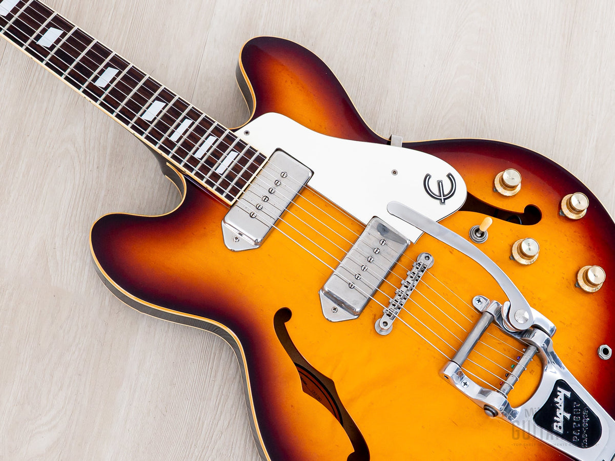 1993 Epiphone Casino, body, angled