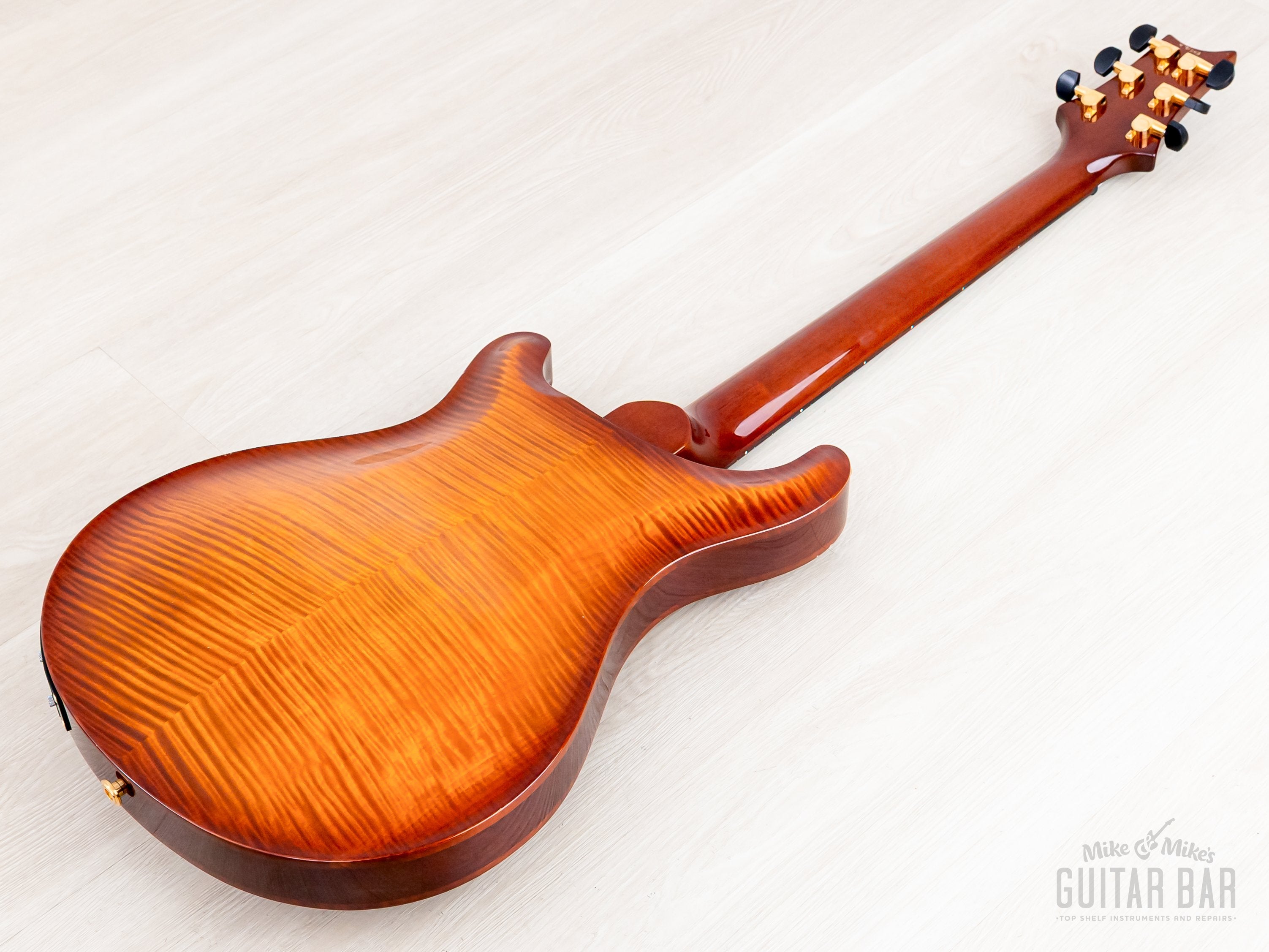 2004 Paul Reed Smith Hollowbody II Piezo Artist Package Violin Amber B
