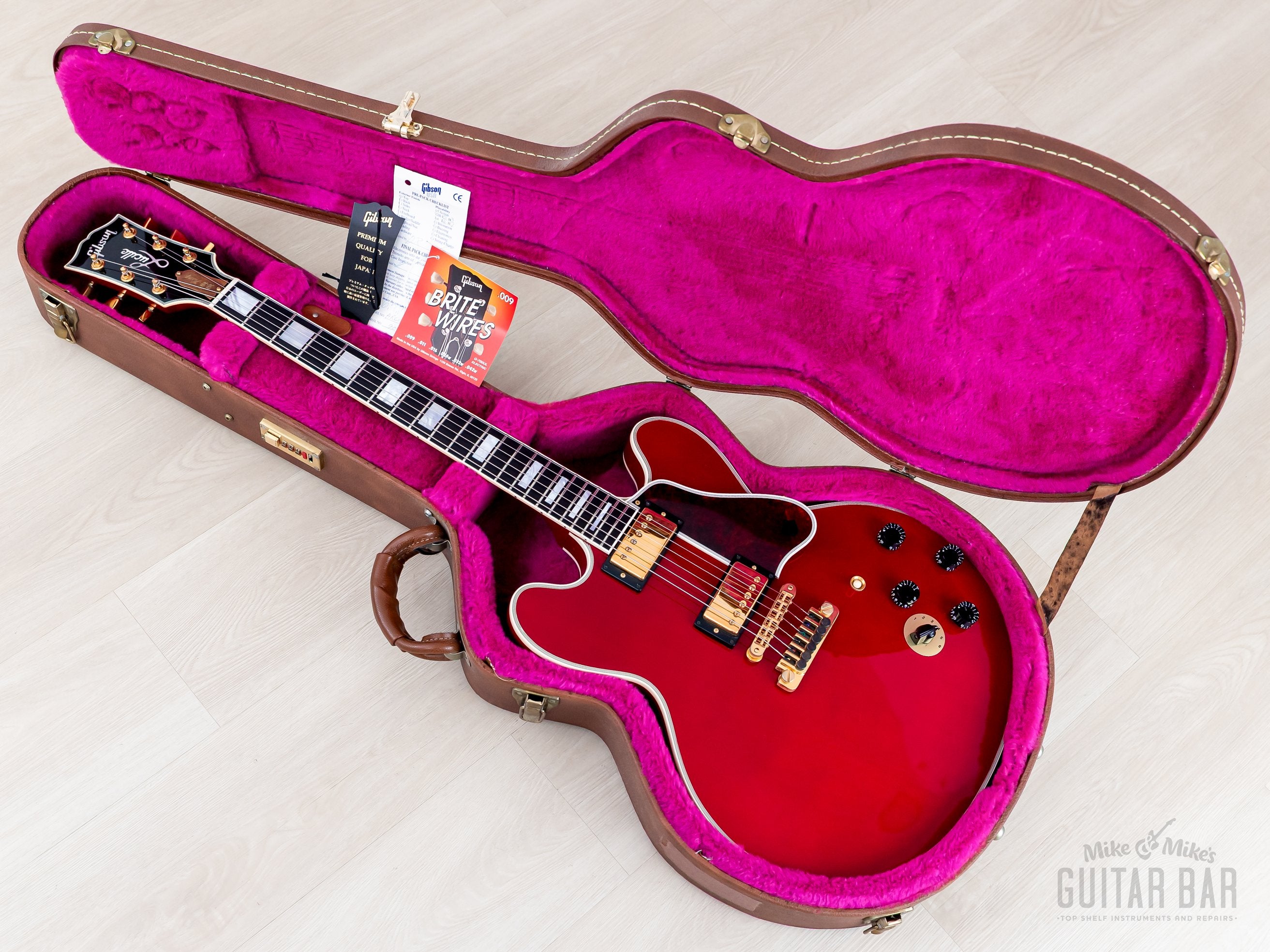 1997 Gibson BB King Lucille ES-355 Semi-Hollowbody Guitar Cherry Stere
