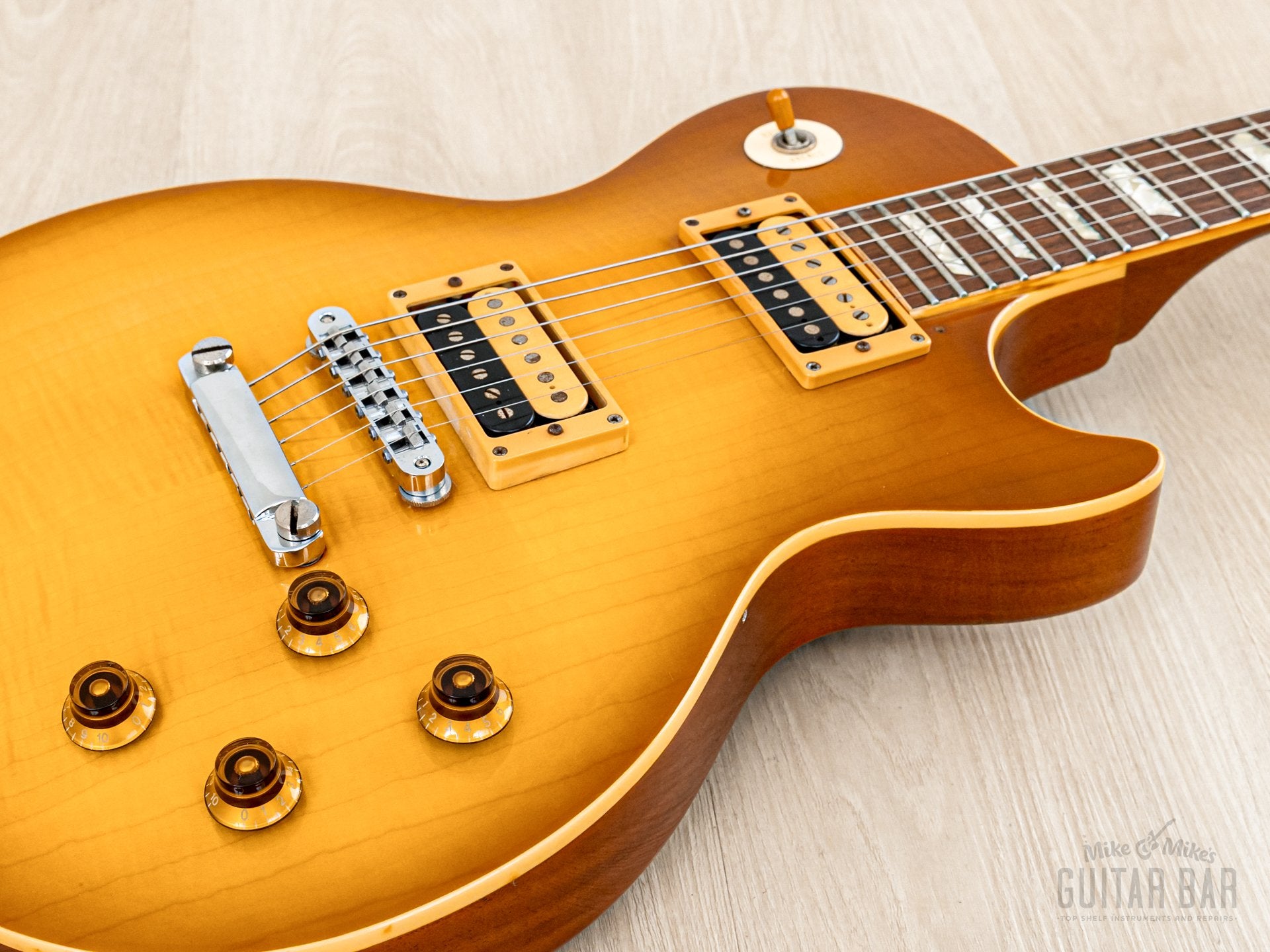 1990s Burny Super Grade RLG-75 '59 Model Burst Lemon Drop