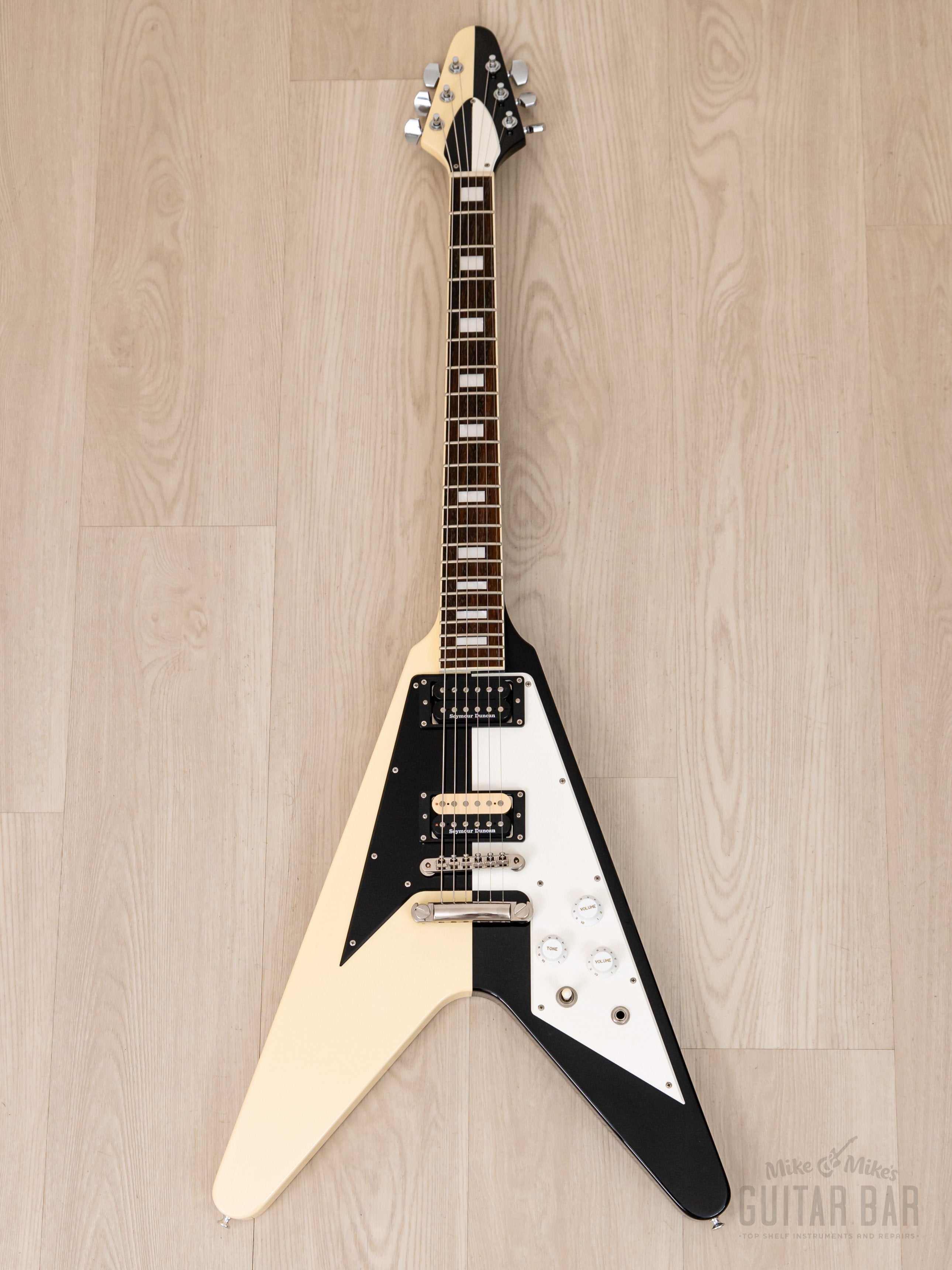 2015 ESP Edwards E-FV-125WB Michael Schenker Flying V w/ Seymour Dunca –  Mike & Mike's Guitar Bar