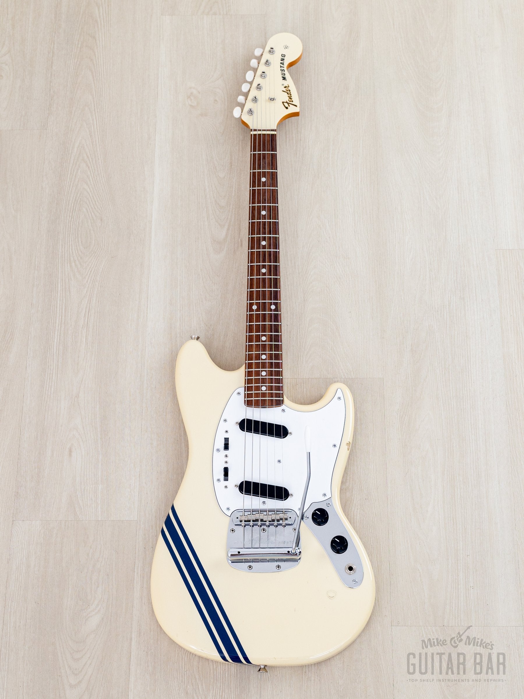 2011 Fender Competition Mustang '73 Vintage Reissue MG73-CO Olympic Wh