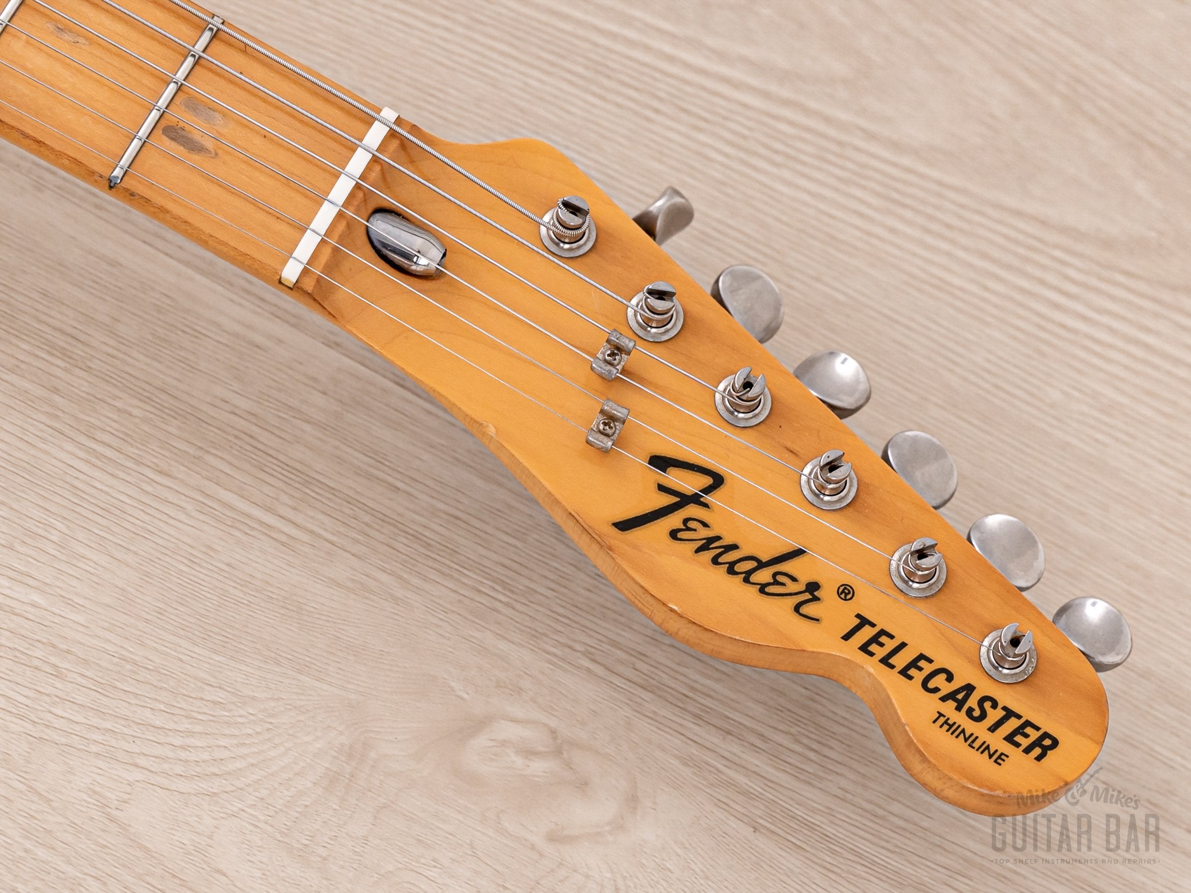 1983 Fender JV Telecater Thinline ‘72 Vintage Reissue TN72-70 Butterscotch w/ Wide Range, Japan MIJ Fujigen