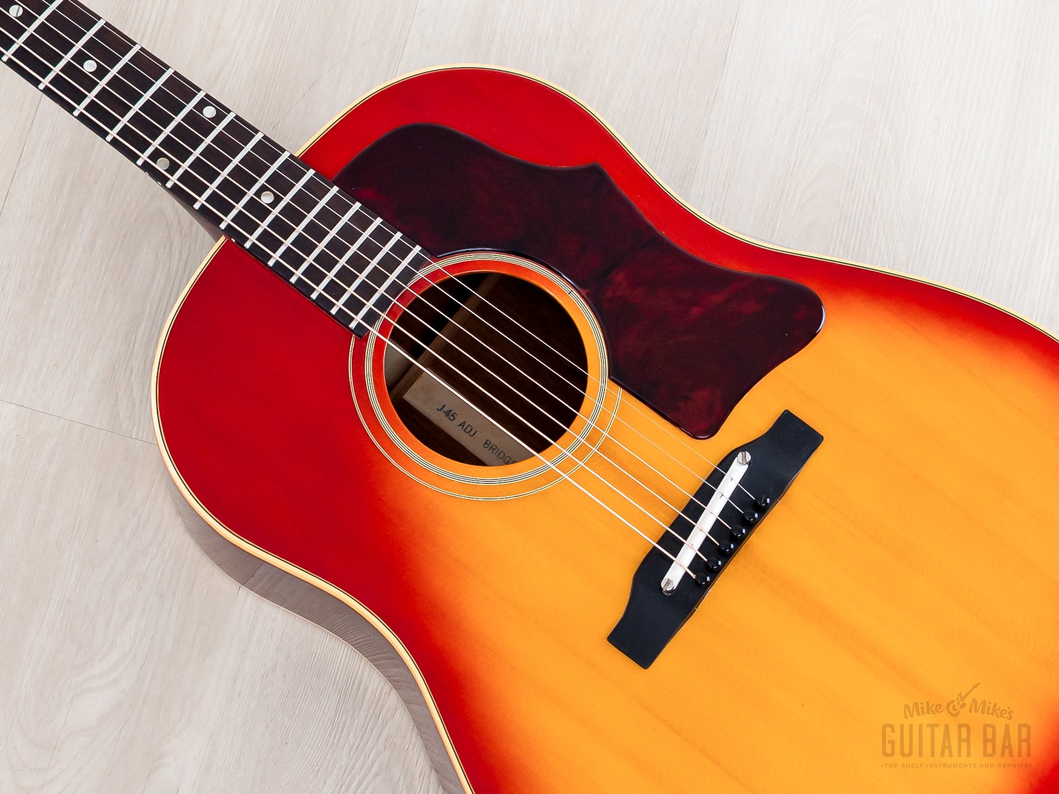 1964 Gibson J-45 ADJ Vintage Dreadnought Acoustic Guitar Cherry Sunbur