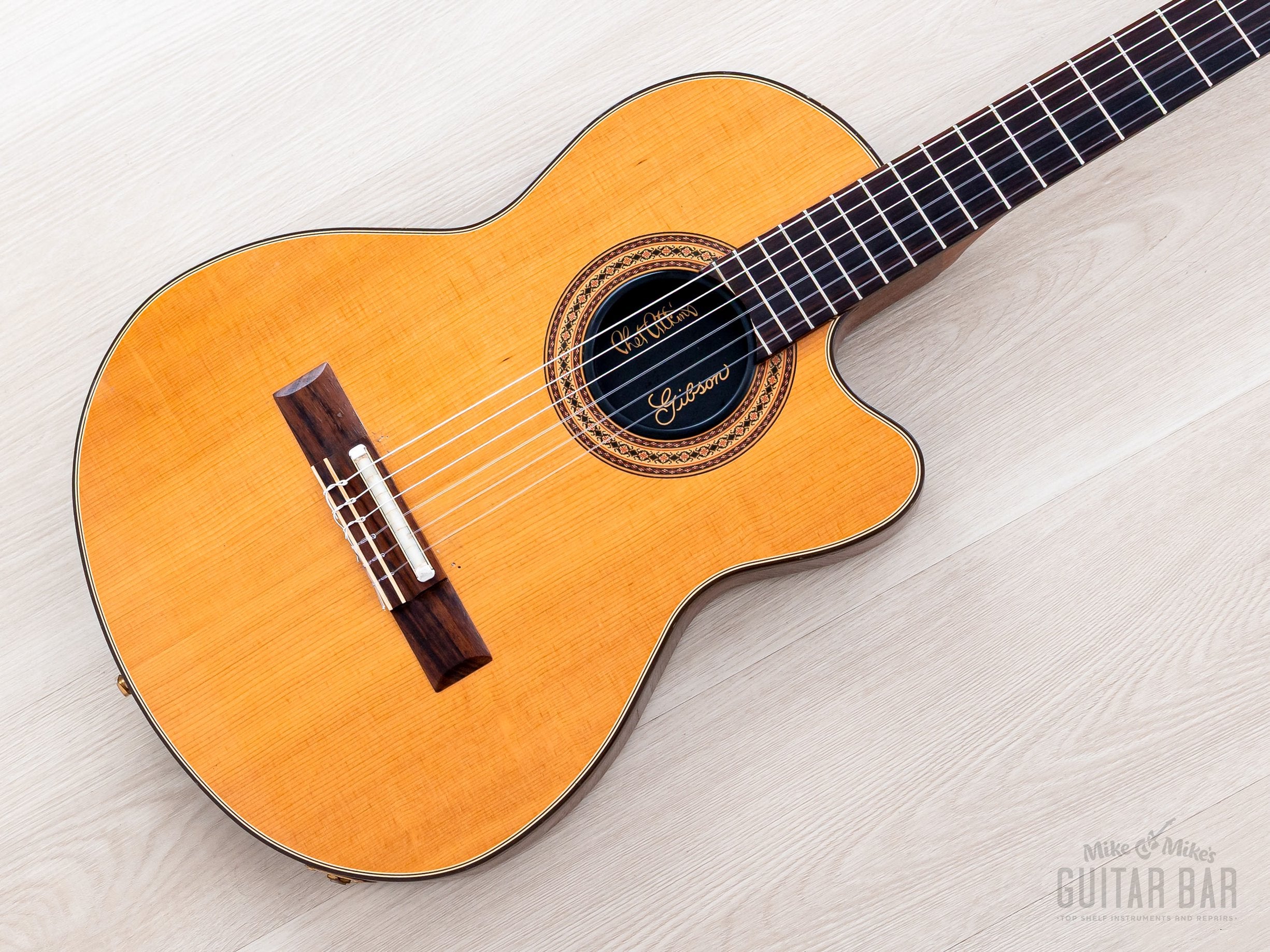 1982 Gibson Chet Atkins CE Classical Cutaway Acoustic Electric Nylon S
