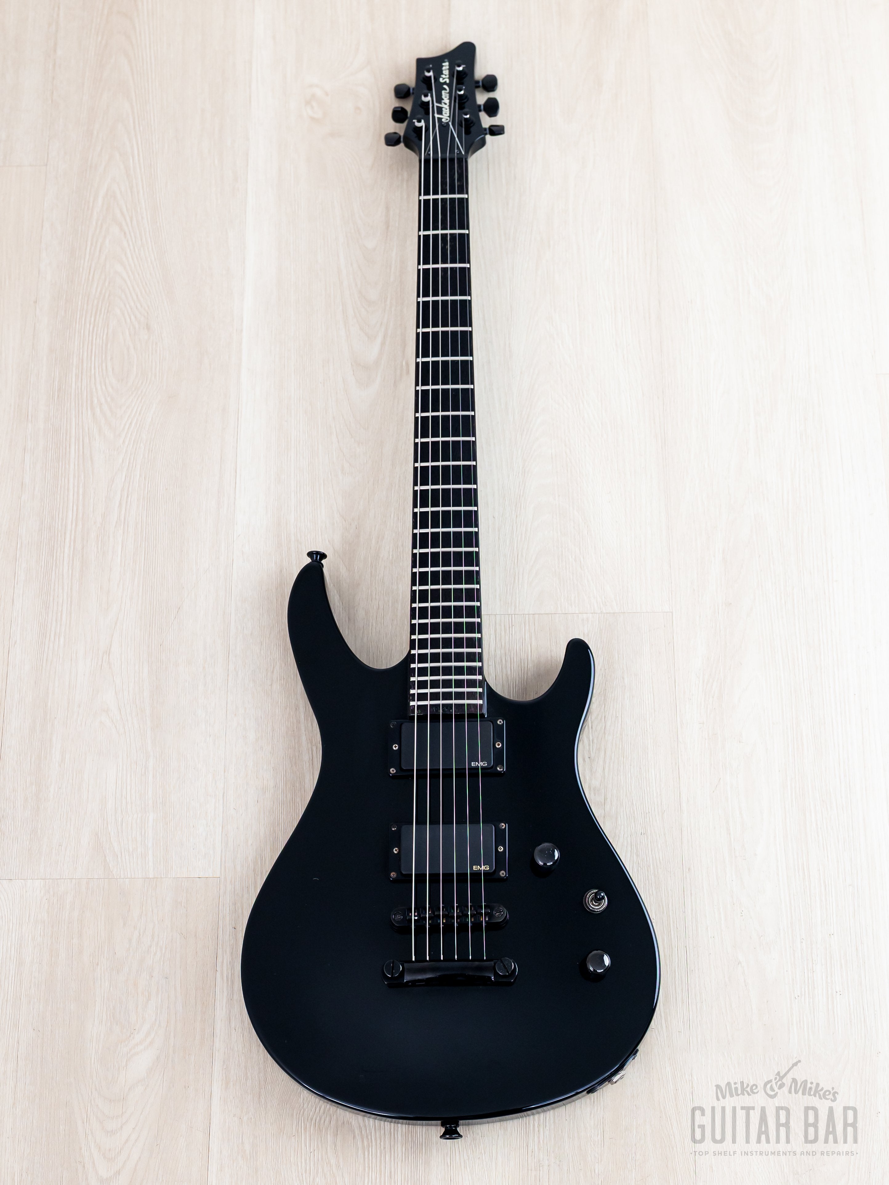 .*.様 Jackson Stars soloist EMG スルーネック 2001 Jackson Stars Soloist Archtop NASL-75S Black, Neck Through w EMG