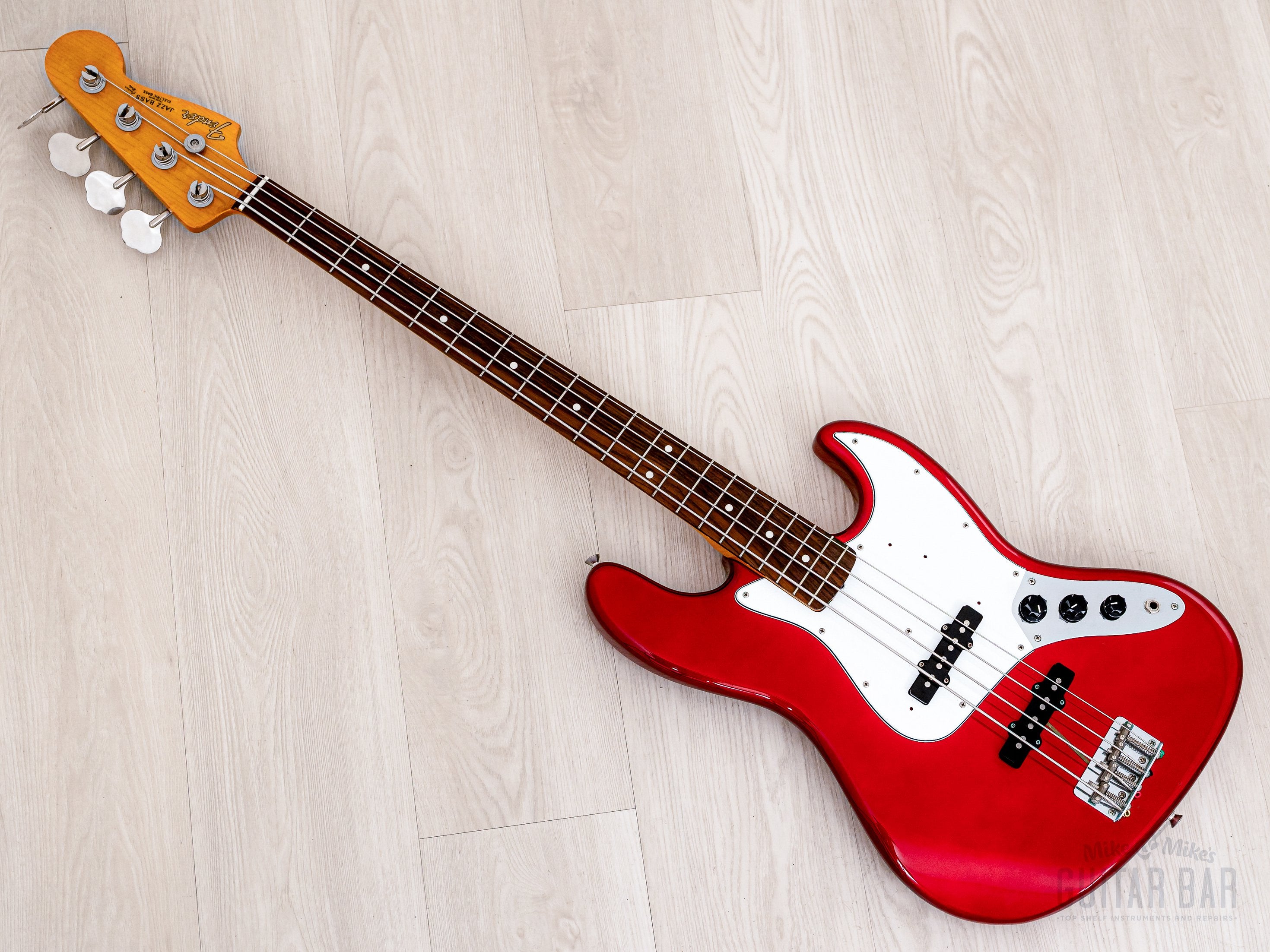 2002 Fender Jazz Bass '62 Vintage Reissue JB62-75US Candy Apple Red w/