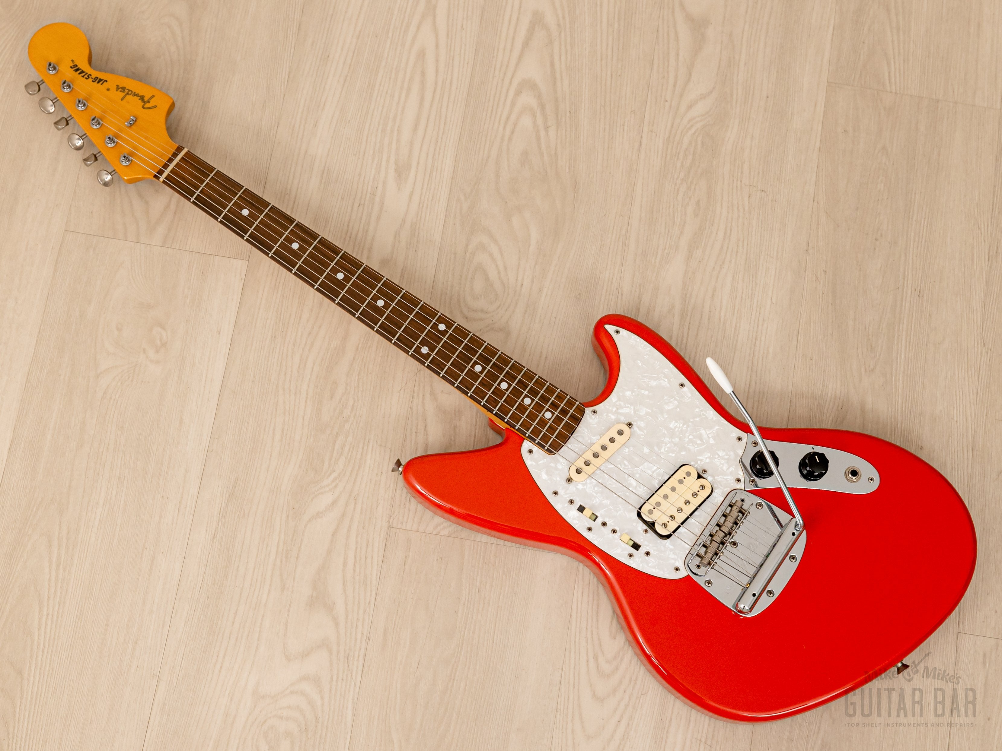 2002 Fender Jag-Stang Kurt Cobain Signature Offset Guitar Fiesta Red 100%  Original, Japan CIJ