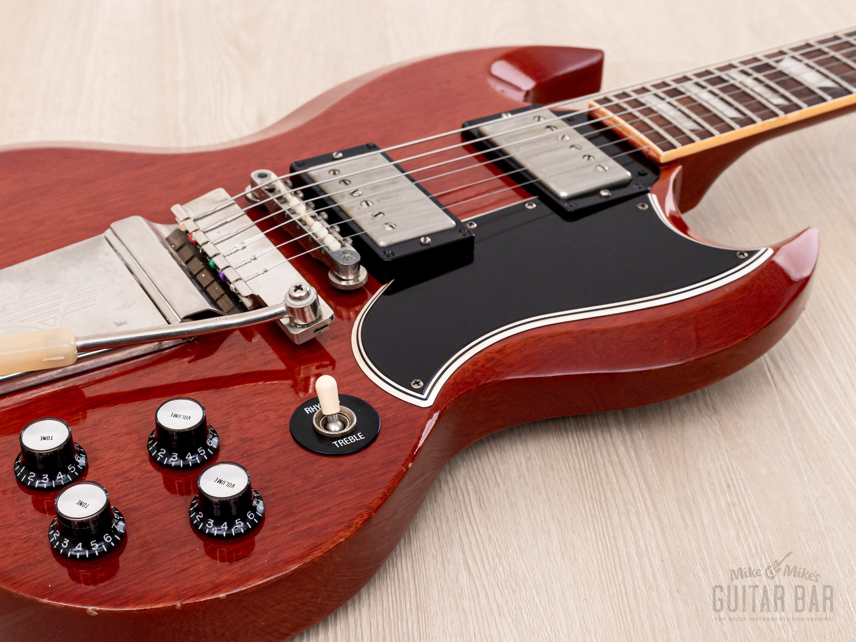 2008 Gibson Custom Shop Historic 1964 SG Standard Aged Cherry VOS w/ Burstbucker PAFs, COA, Case