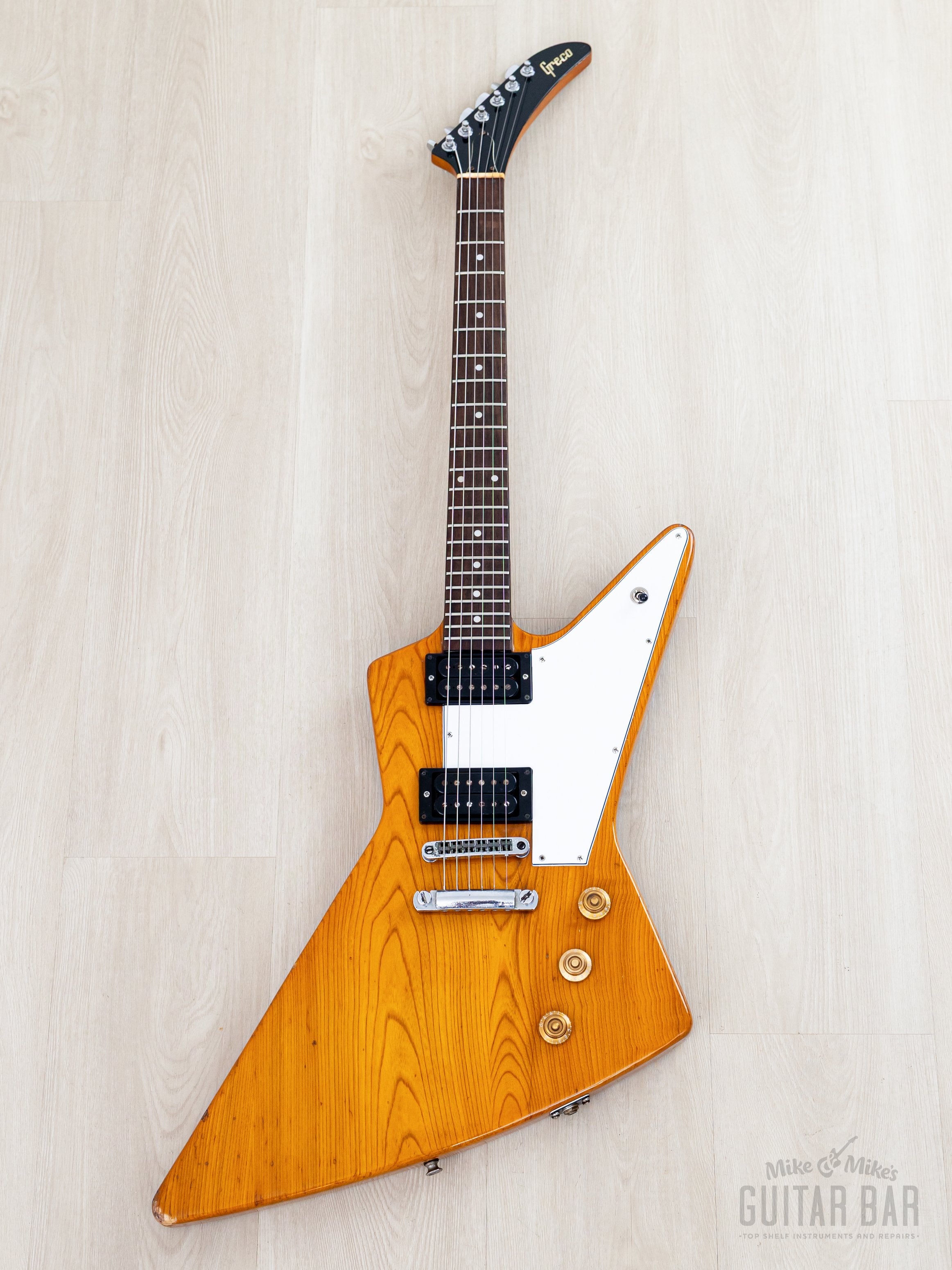 1976 Greco EX800 Explorer Vintage Electric Guitar, Destroyer 2459 w/ C