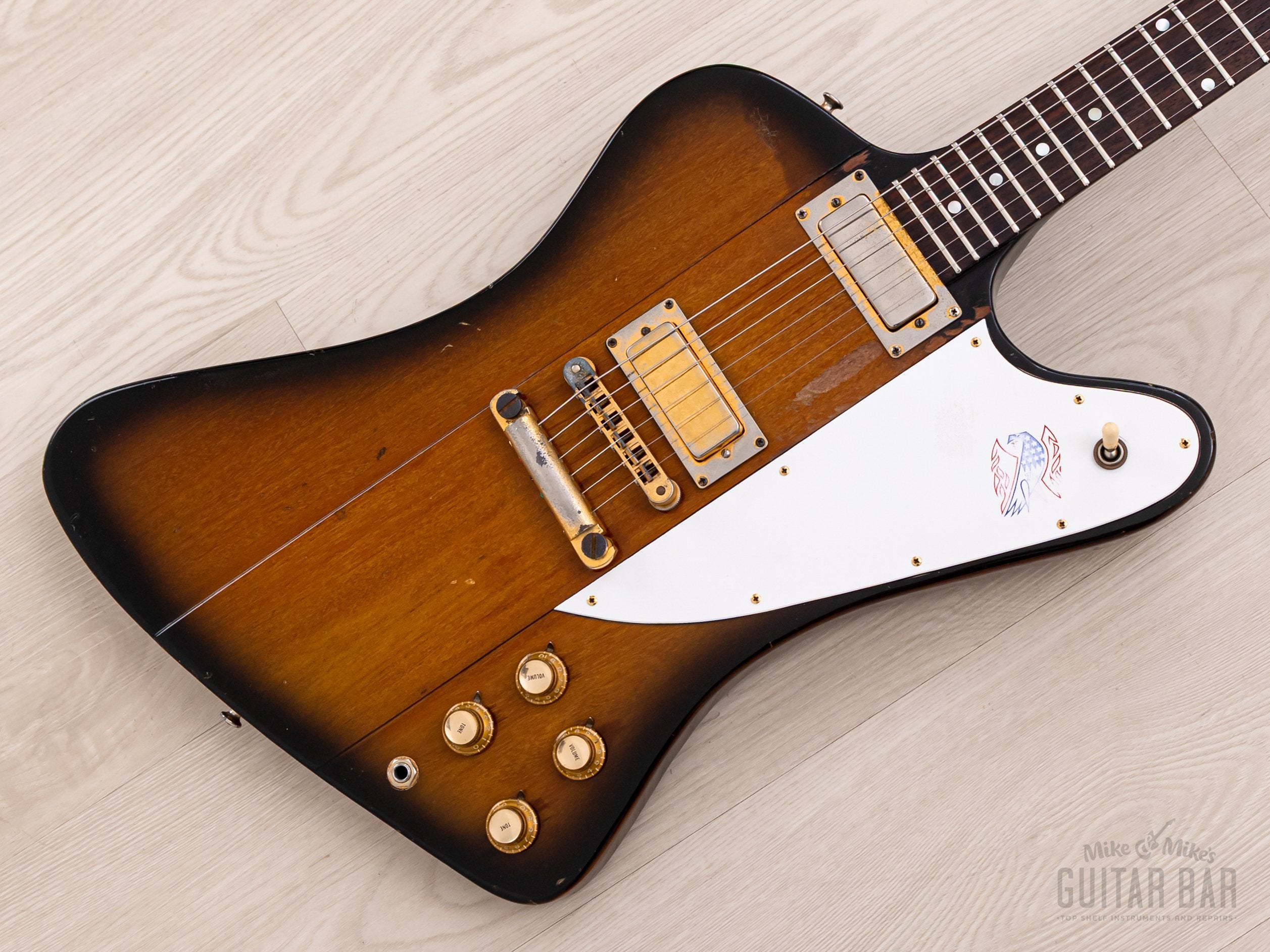 1976 Gibson Firebird V Bicentennial Limited Edition Vintage Guitar Non-Reverse Body w/ Case